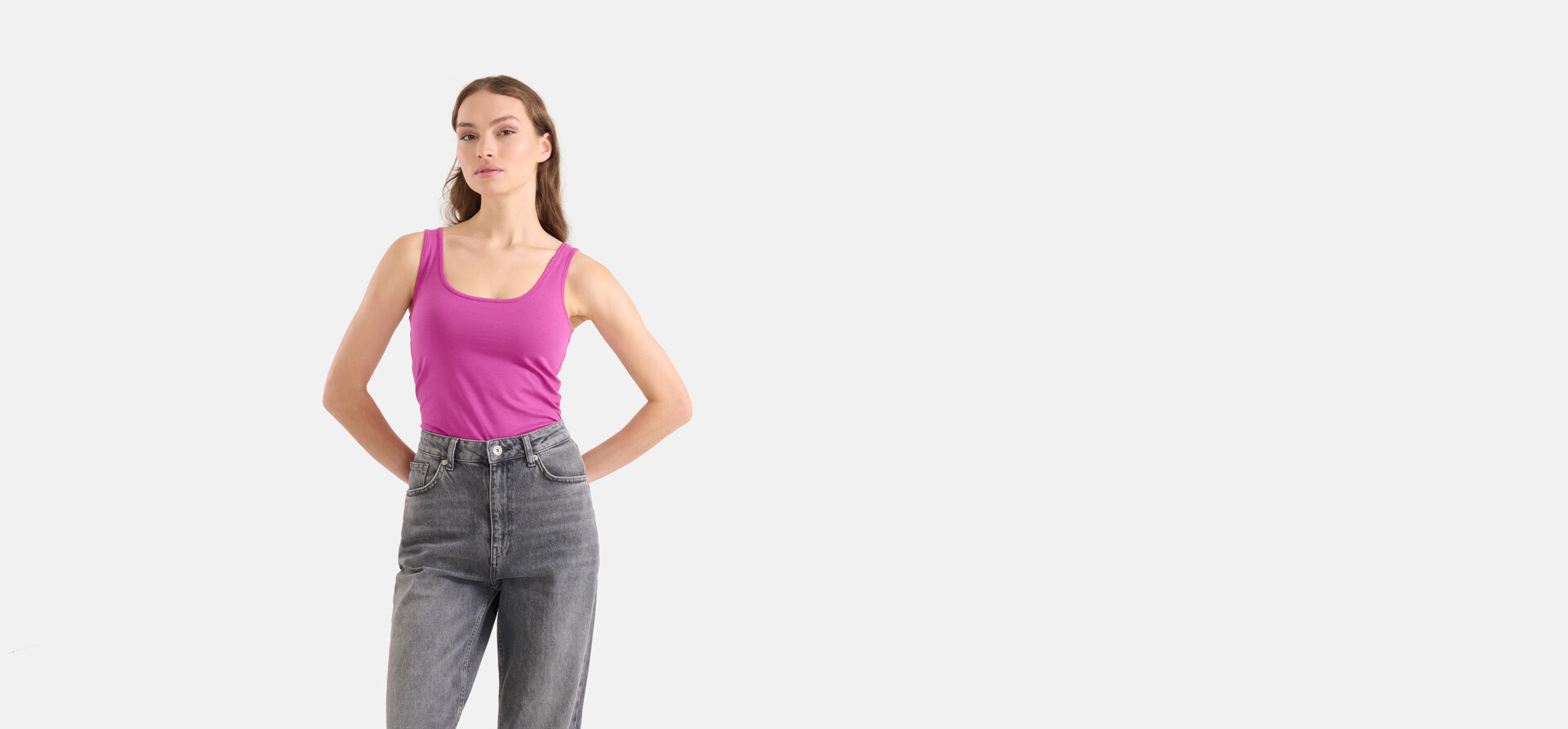 Basis Tanktop Roze SHOEBY WOMEN