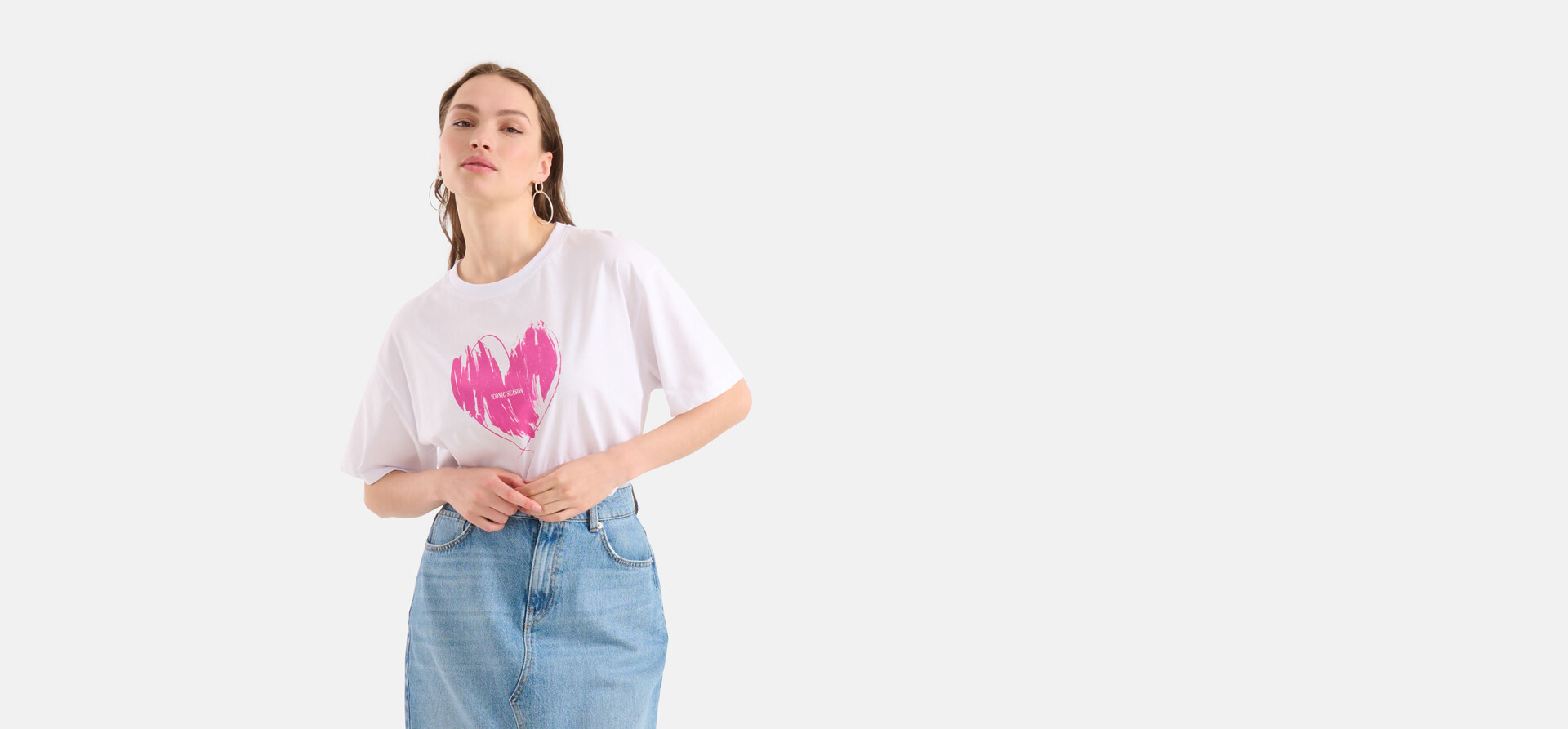 Kunstwerk T-shirt Rosa SHOEBY WOMEN