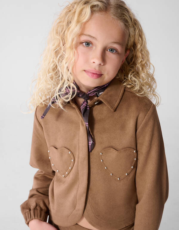 Suede Jacke Braun SHOEBY GIRLS