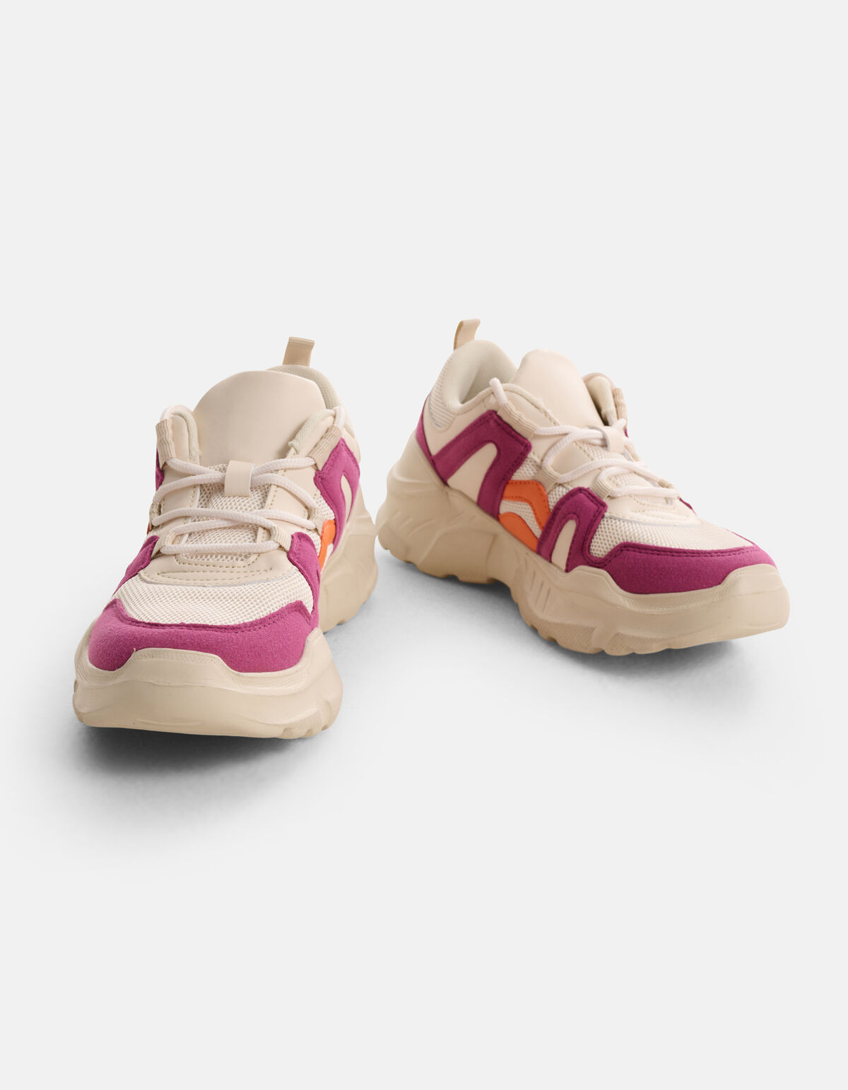 Colourblock Sneaker Off White SHOEBY SHOES