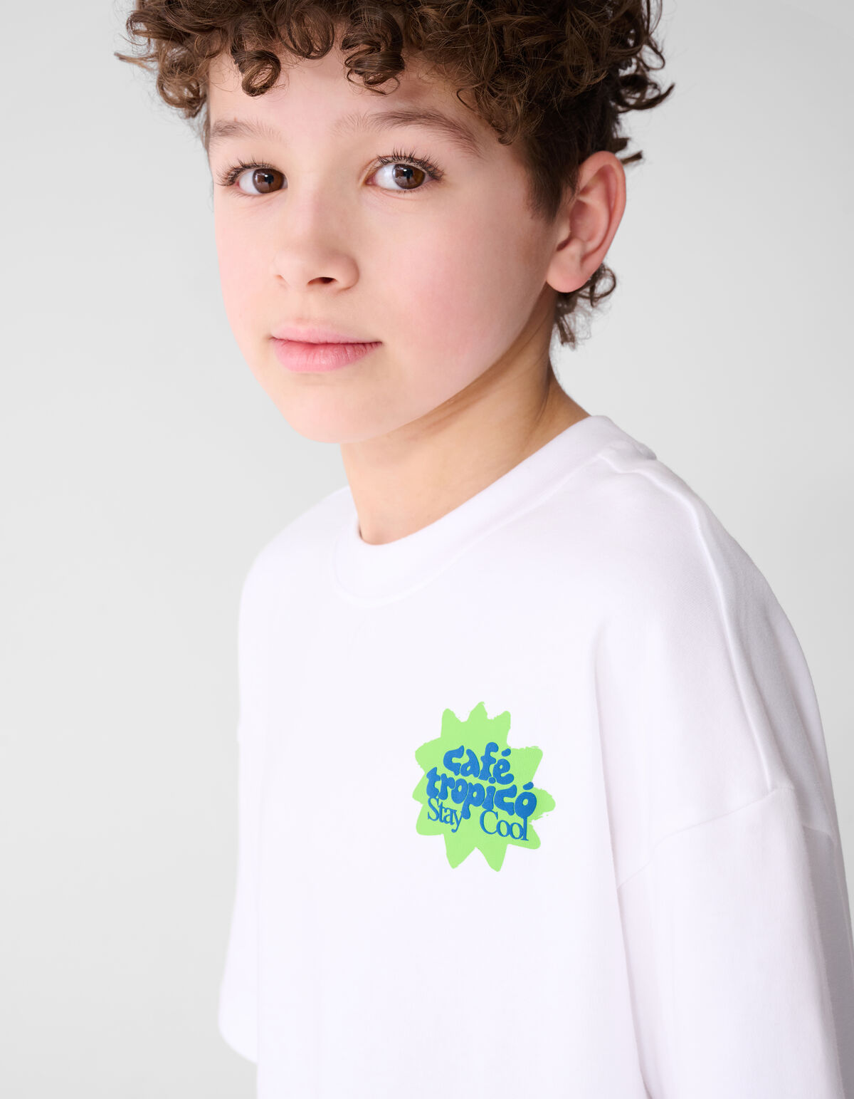 Stay Cool Artwork T-Shirt Wei&szlig; SHOEBY BOYS