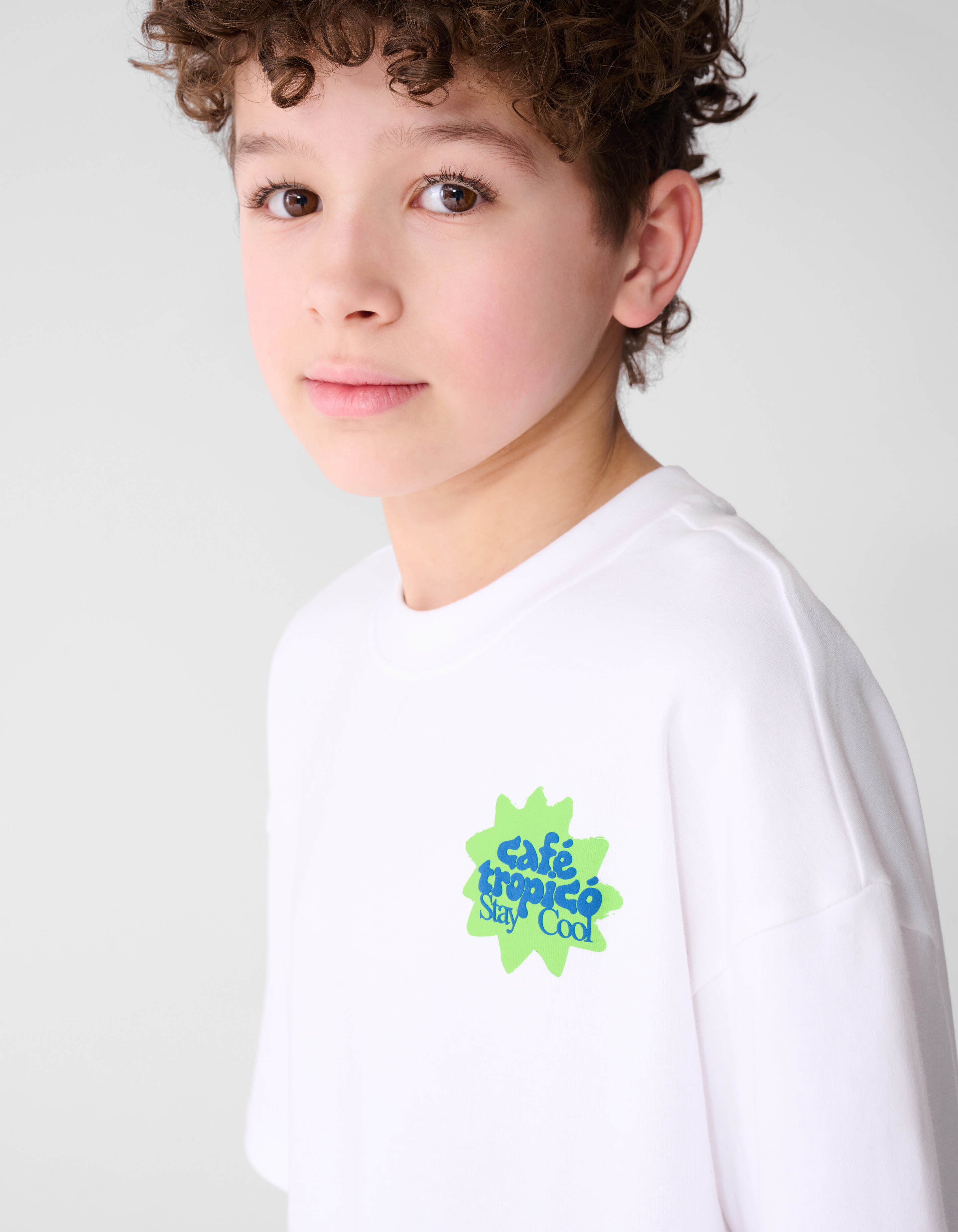 Stay Cool Artwork T-Shirt Wei&szlig; SHOEBY BOYS