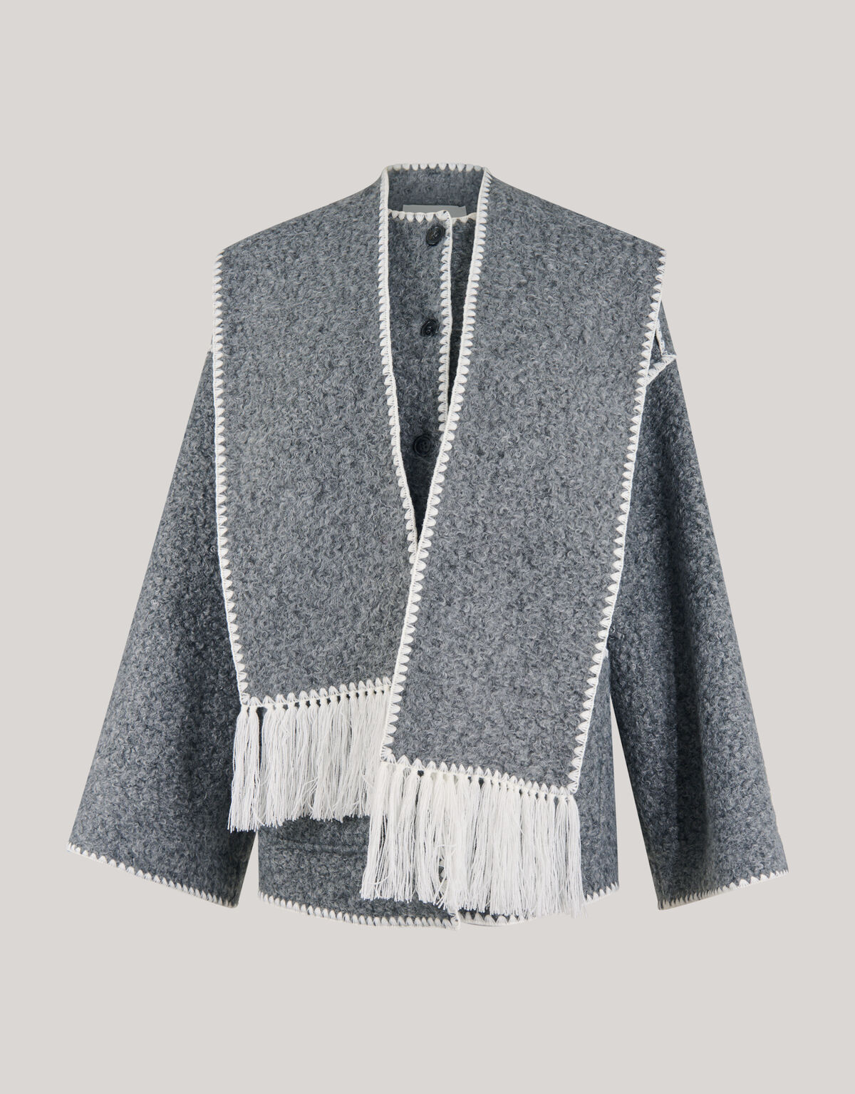 Schal Mantel Grau SHOEBY WOMEN