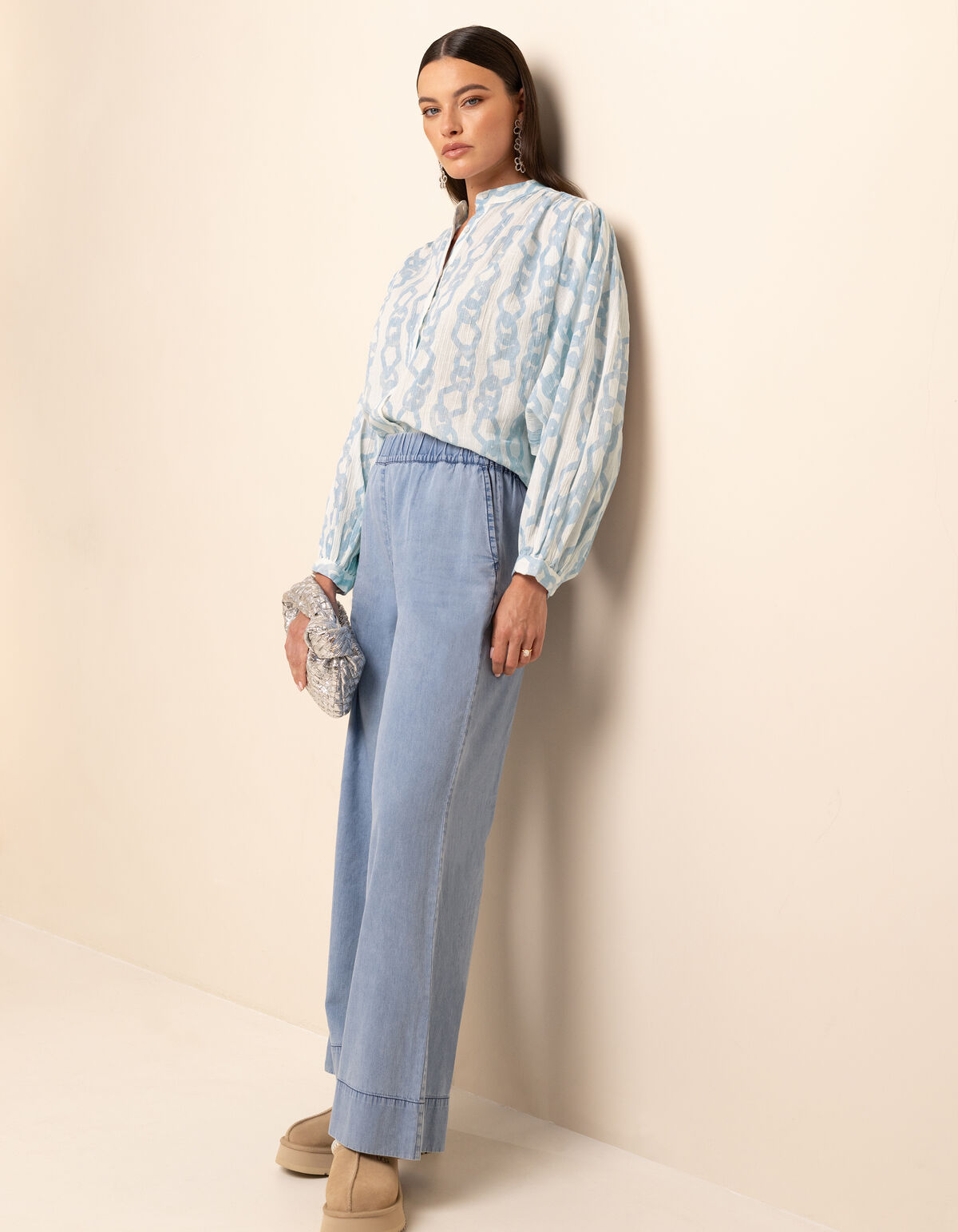 Wasserdruck Bluse Off White By Mieke SHOEBY WOMEN