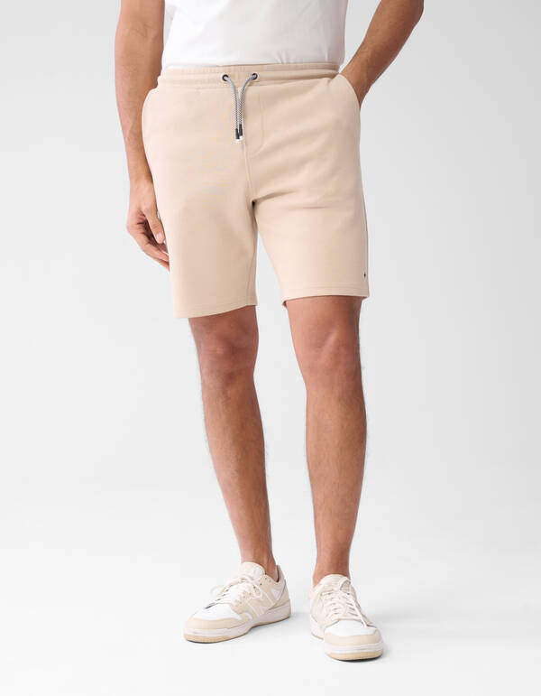 Piqu&eacute; Logo Shorts Sand SHOEBY MEN