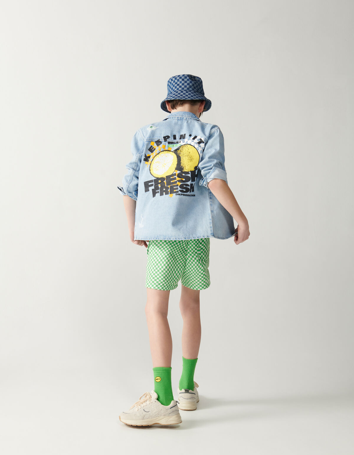 Kunstwerk Denim Overshirt Bleached By Dylan SHOEBY BOYS