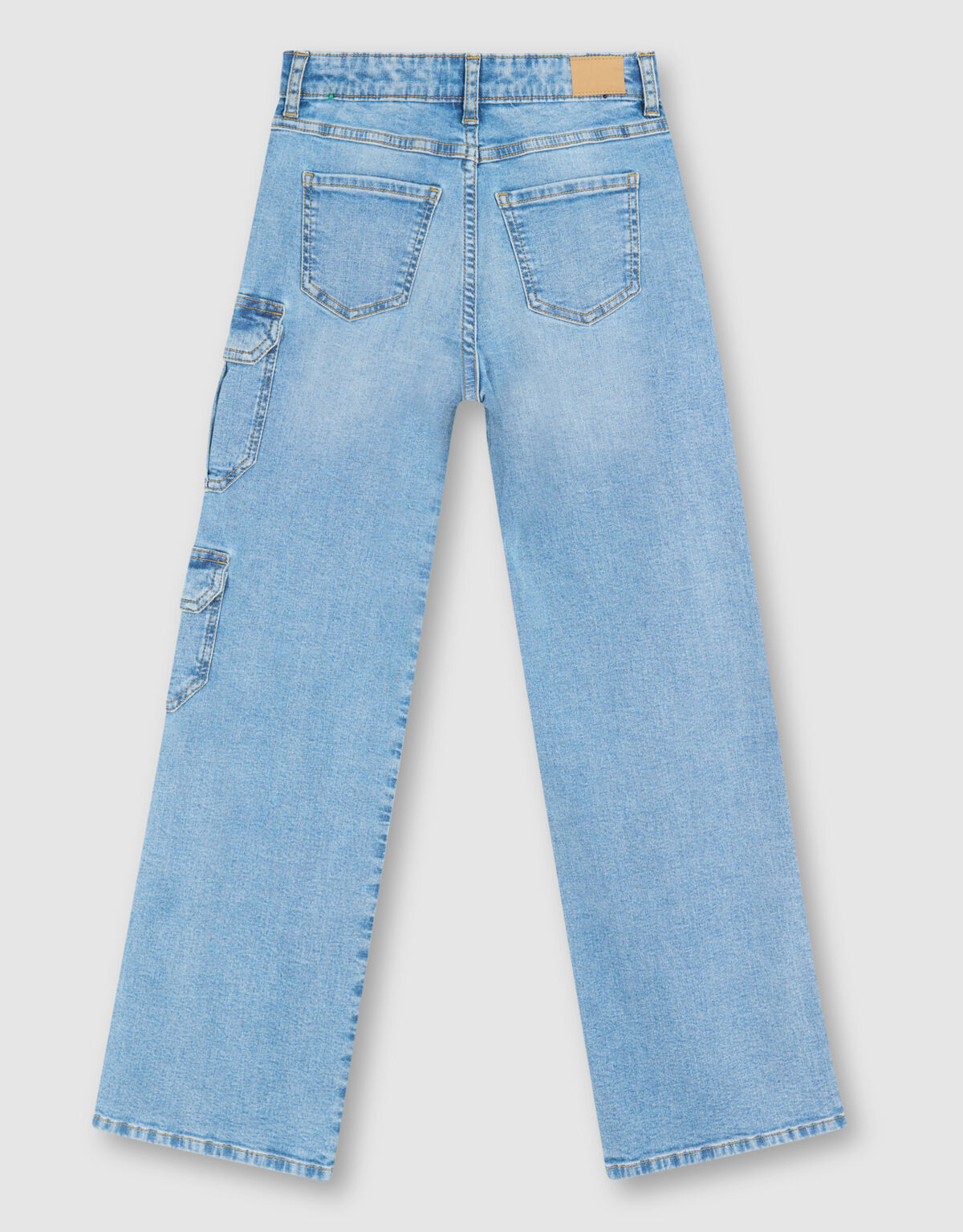 Pocket Strass Straight Fit Jeans Blau SHOEBY GIRLS