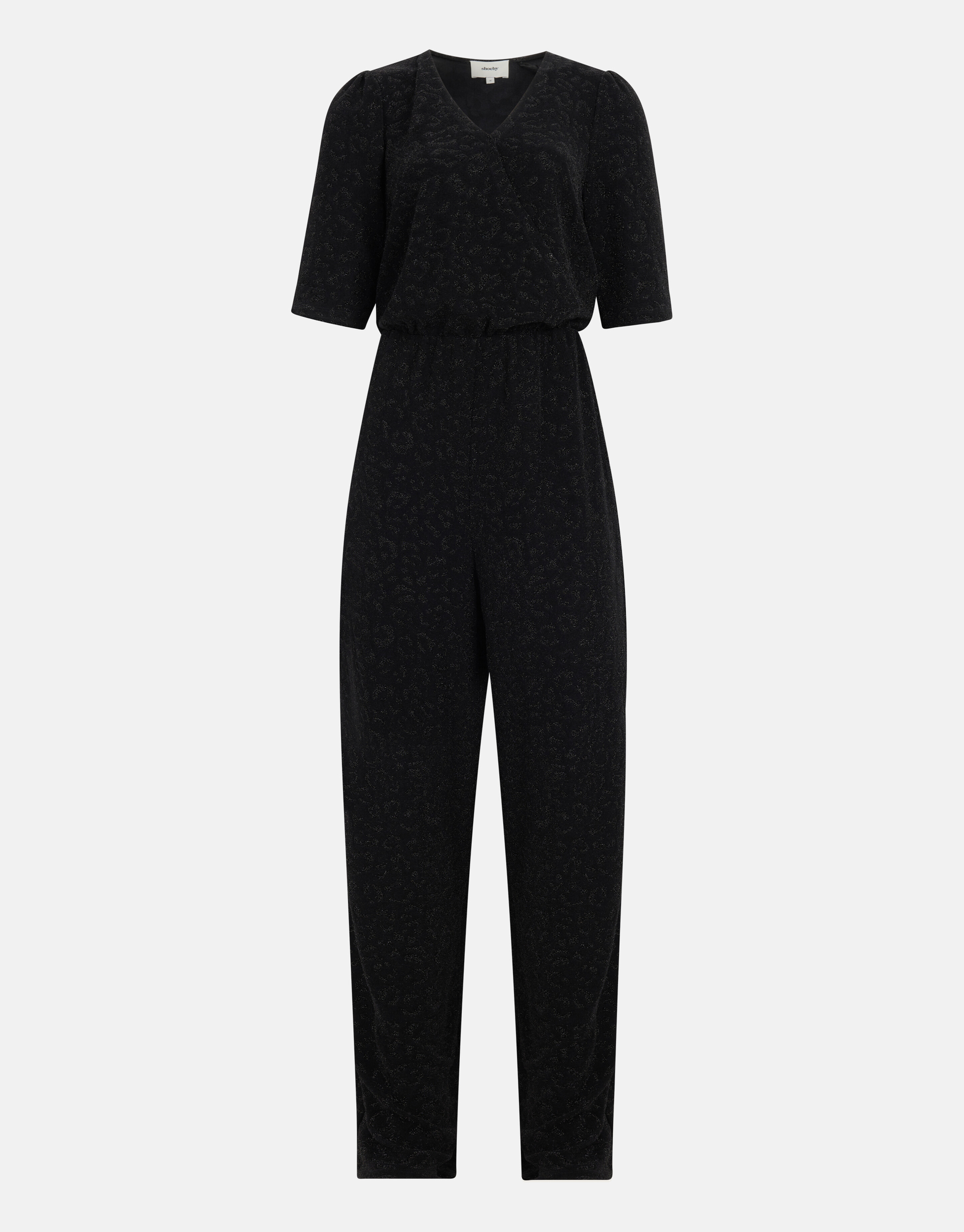 Lurex Jumpsuit Schwarz SHOEBY WOMEN