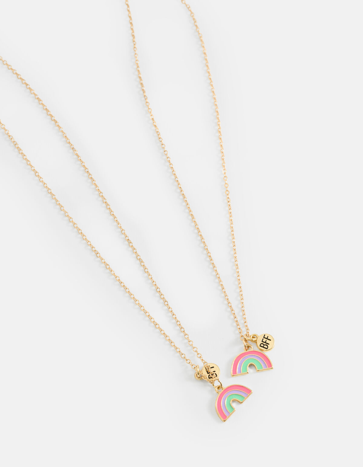 BFF Regenbogen-Halsketten-Set SHOEBY ACCESSOIRES