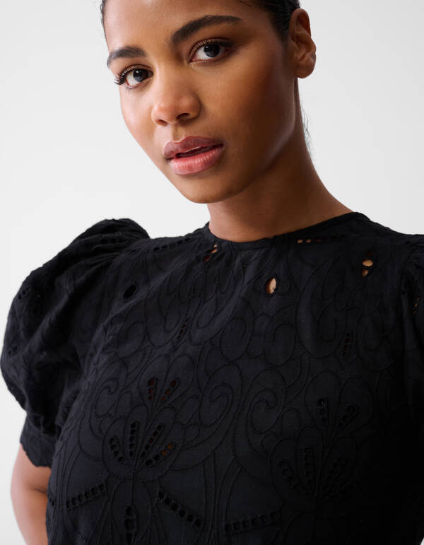 Besticktes Minikleid Schwarz SHOEBY WOMEN