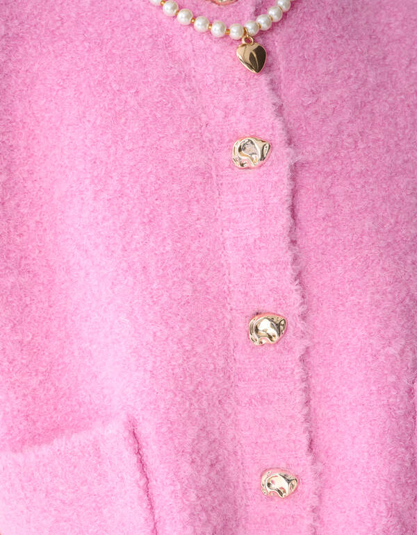 Teddy Strickweste Rosa SHOEBY GIRLS