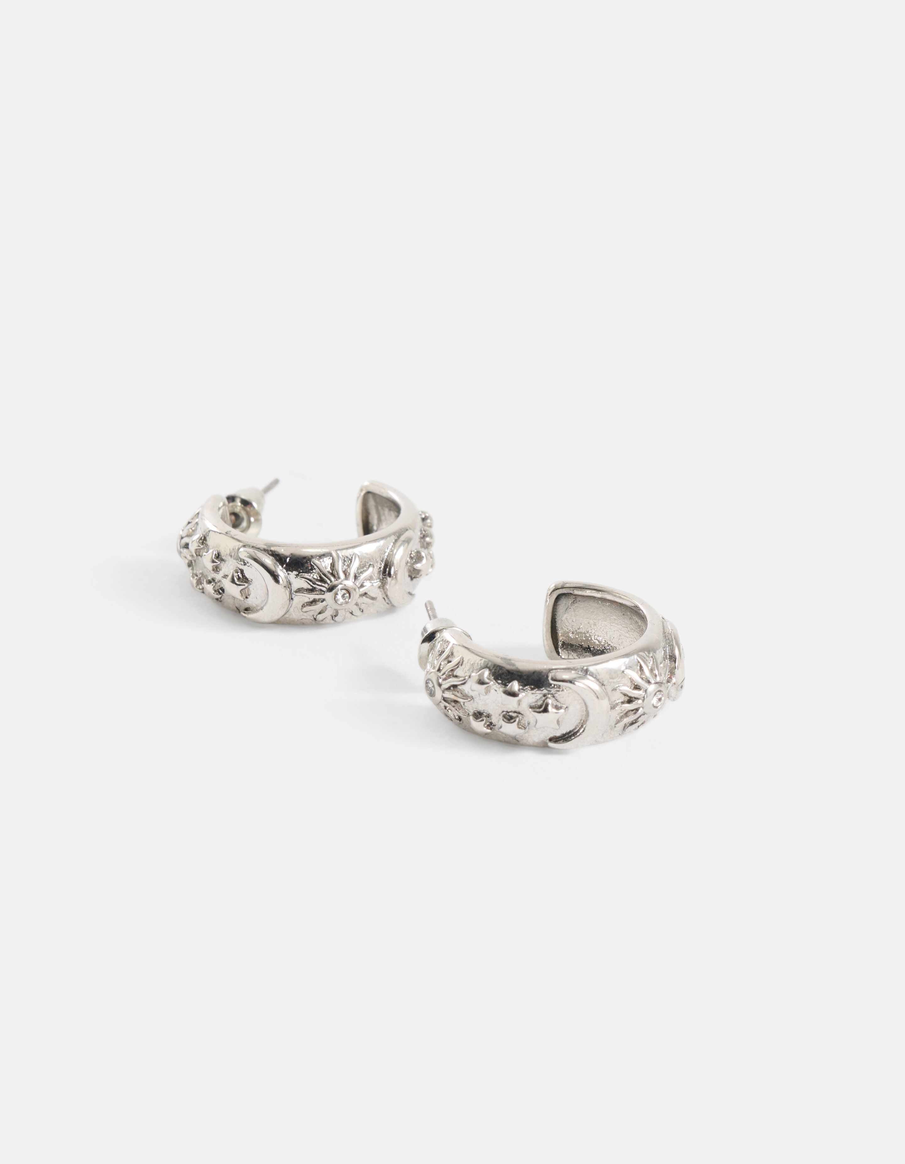 Strass-Ohrringe Silber SHOEBY ACCESSOIRES