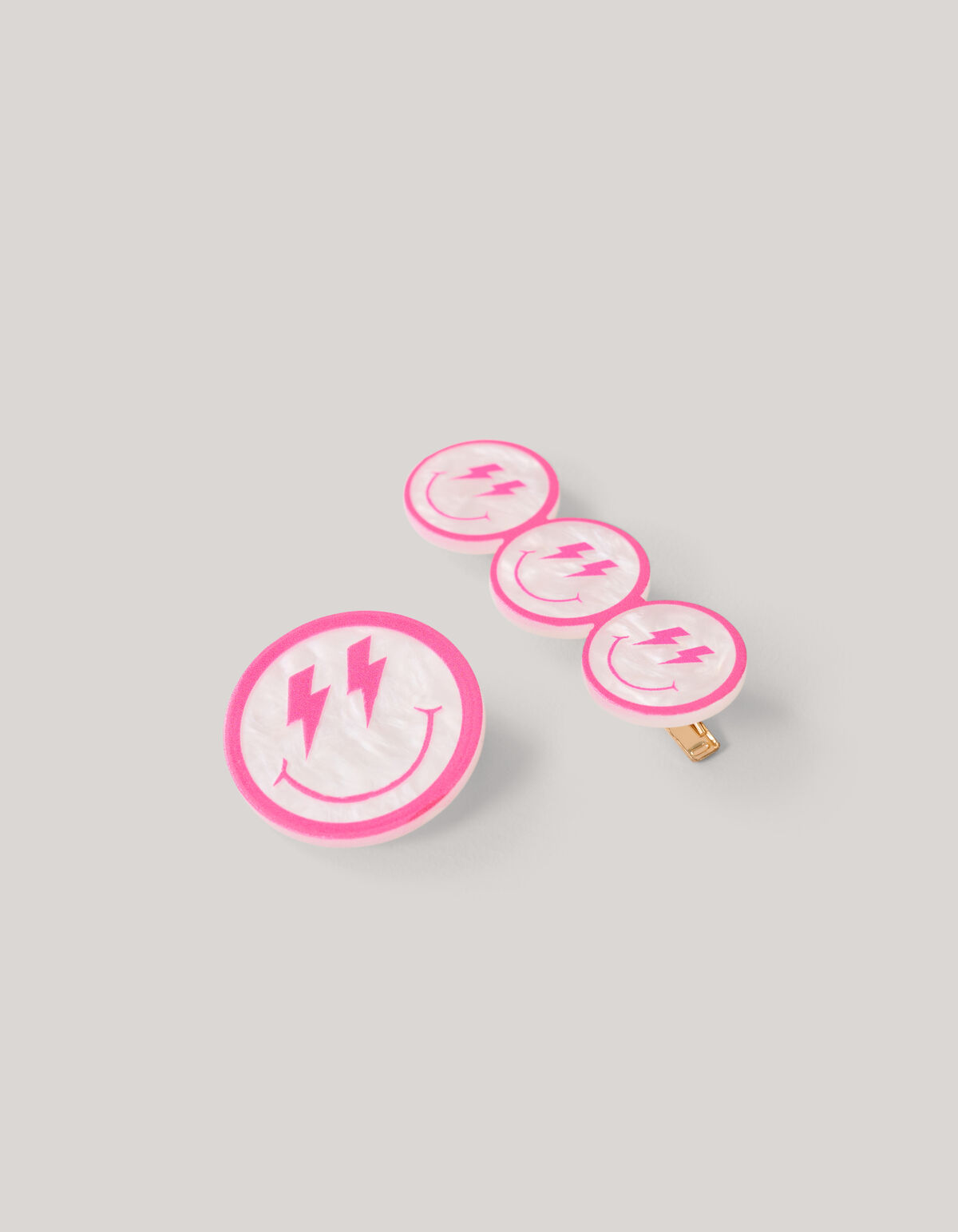 Smile Haarspange Rosa SHOEBY ACCESSOIRES