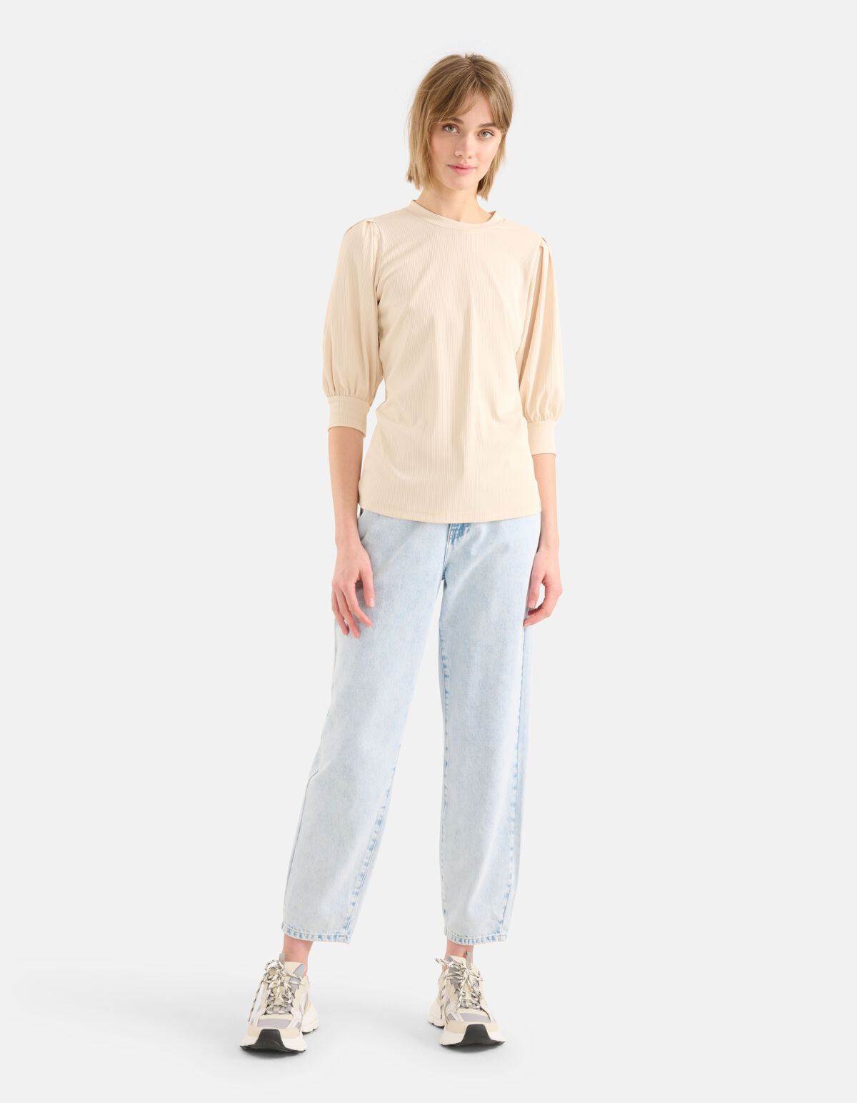 Rippenoberteil Beige SHOEBY WOMEN