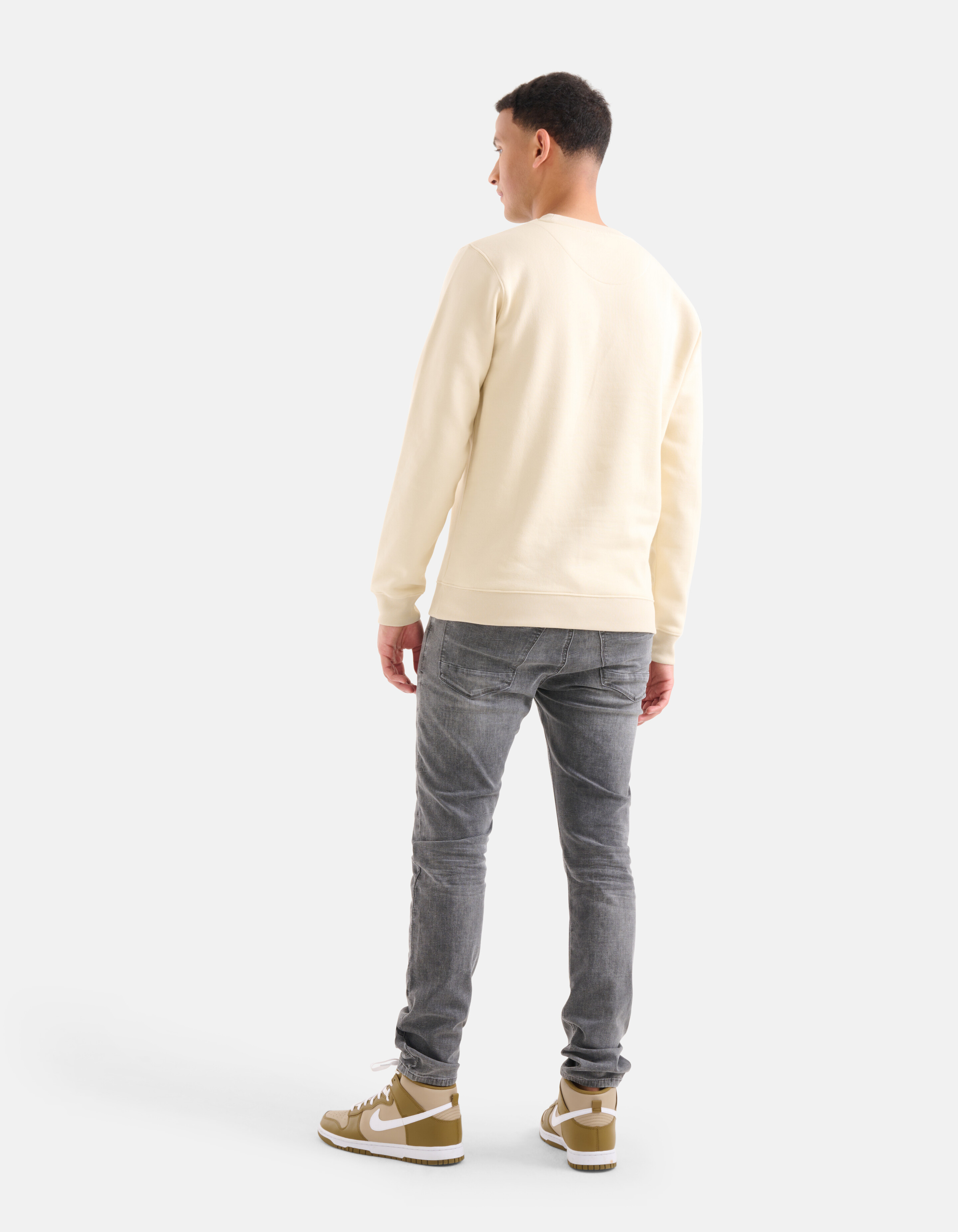 Cargo Crew Pullover Beige SHOEBY MEN