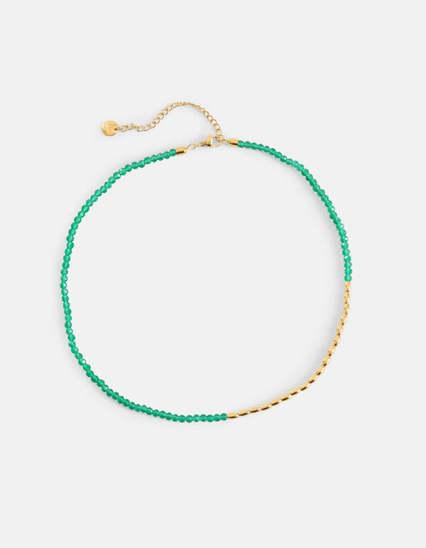 Perlenkette Grün SHOEBY ACCESSOIRES