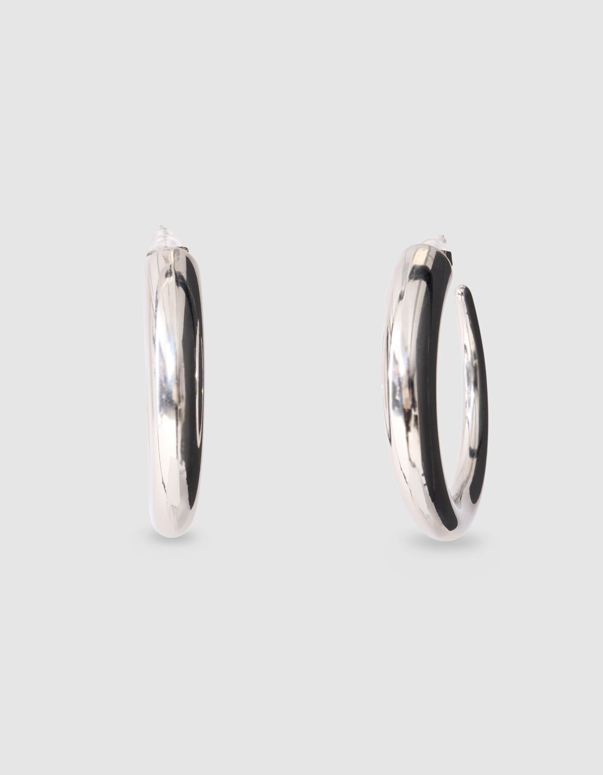 Gro&szlig;e Creolen Ohrringe Silber SHOEBY ACCESSOIRES