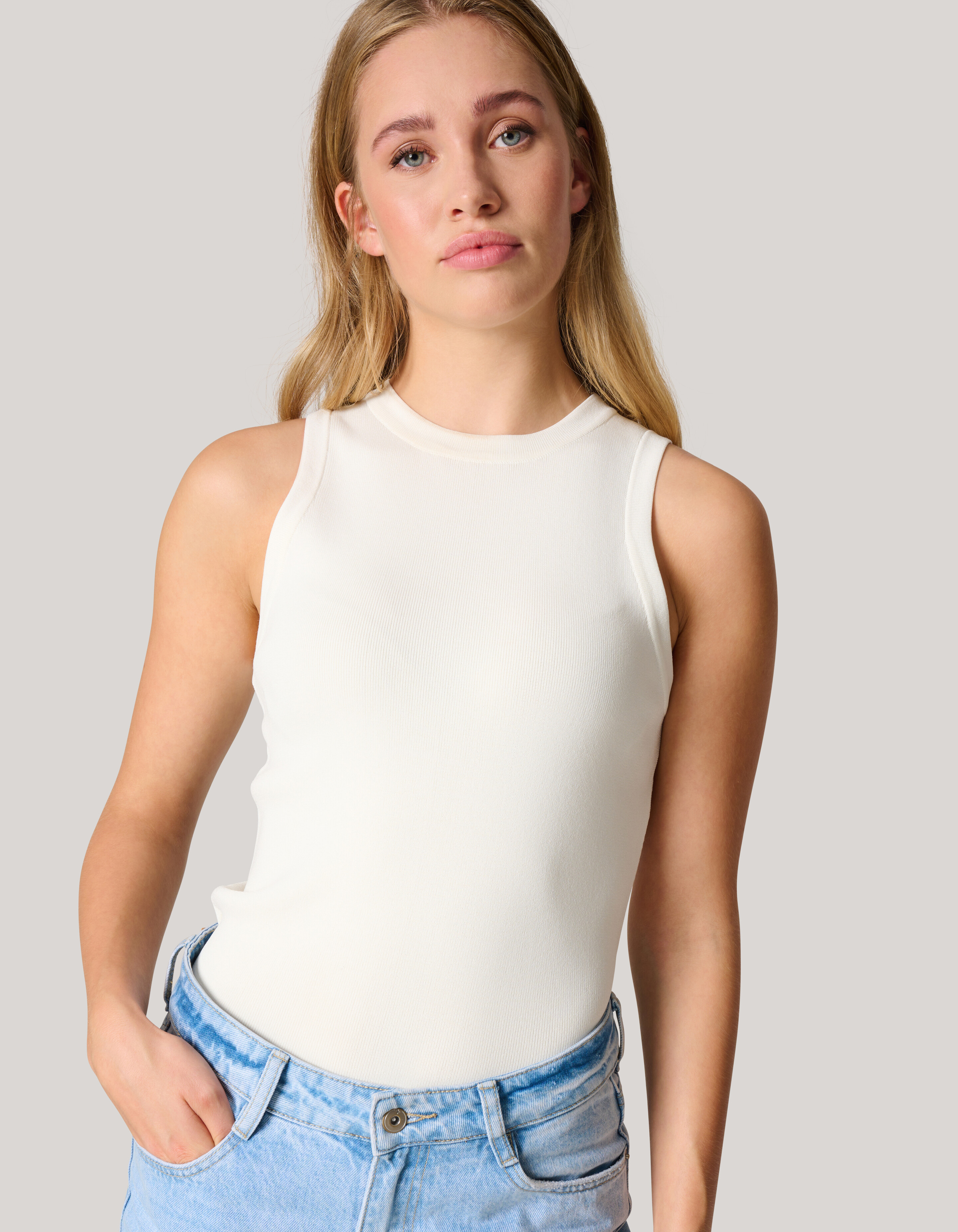 Trägertop Off White SHOEBY WOMEN