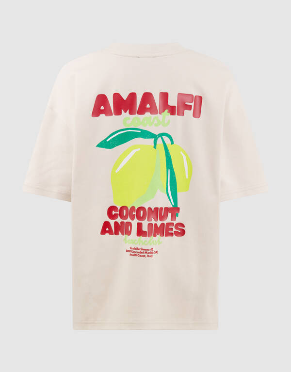 Amalfi Kunstwerk T-Shirt Beige SHOEBY BOYS