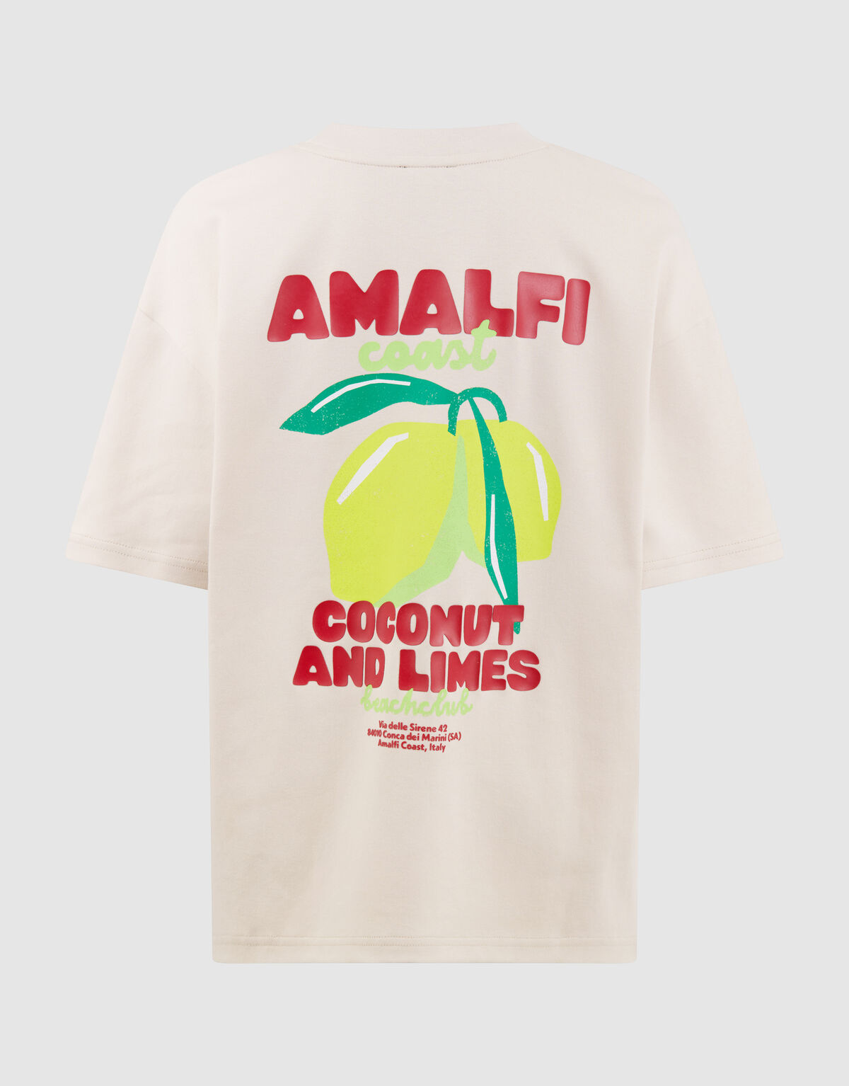 Amalfi Kunstwerk T-Shirt Beige SHOEBY BOYS