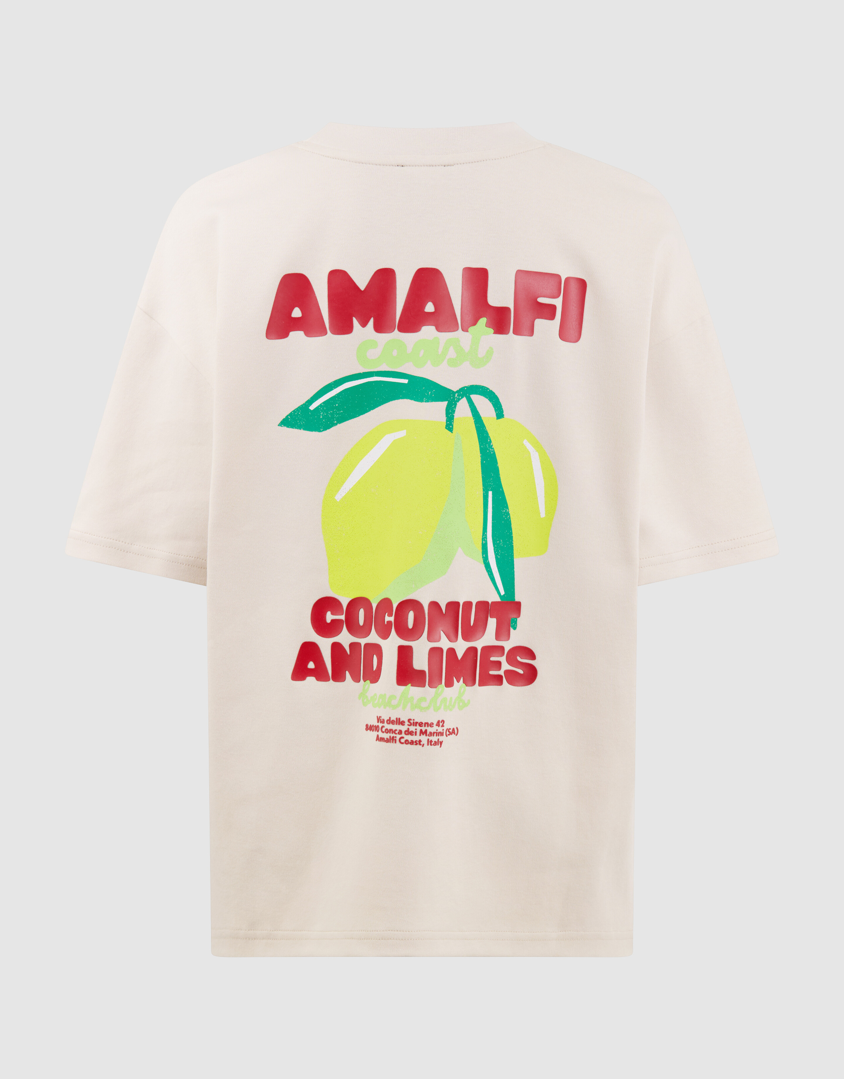 Amalfi Kunstwerk T-Shirt Beige SHOEBY BOYS