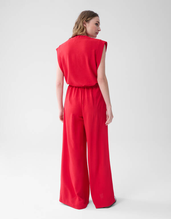 Twist-Hose mit weitem Bein Rot SHOEBY WOMEN