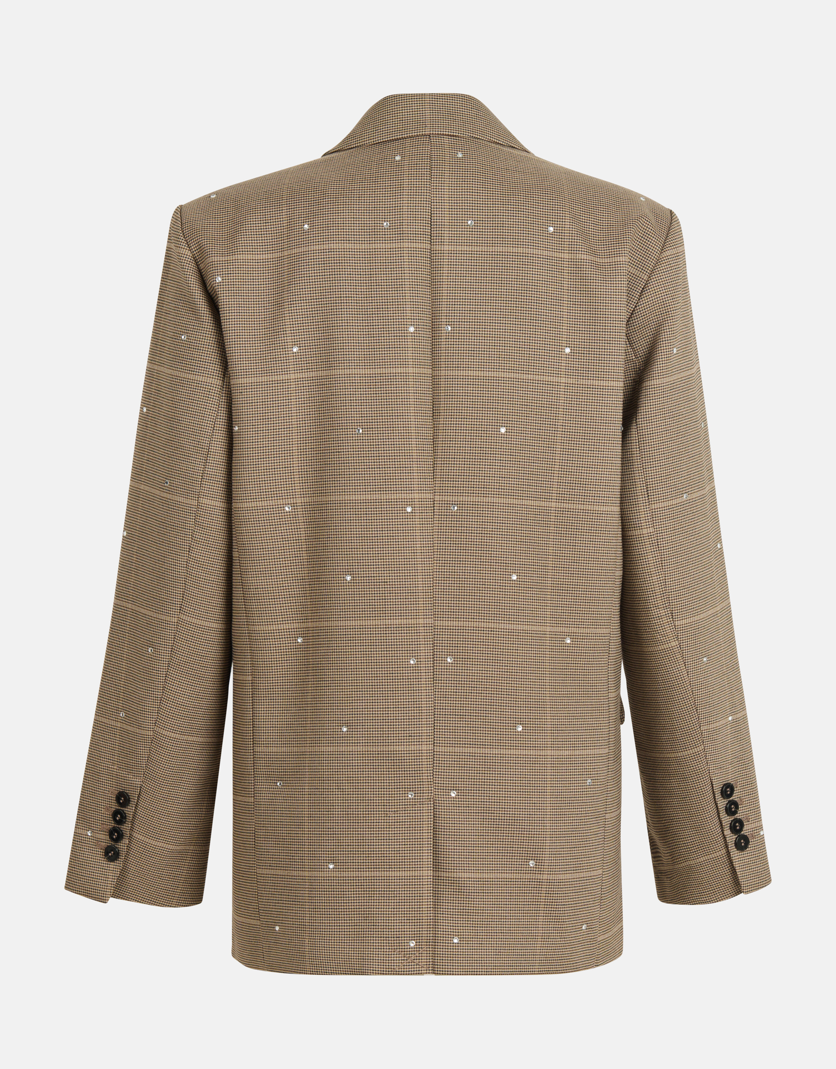 Strass-Karierter Blazer Braun SHOEBY WOMEN