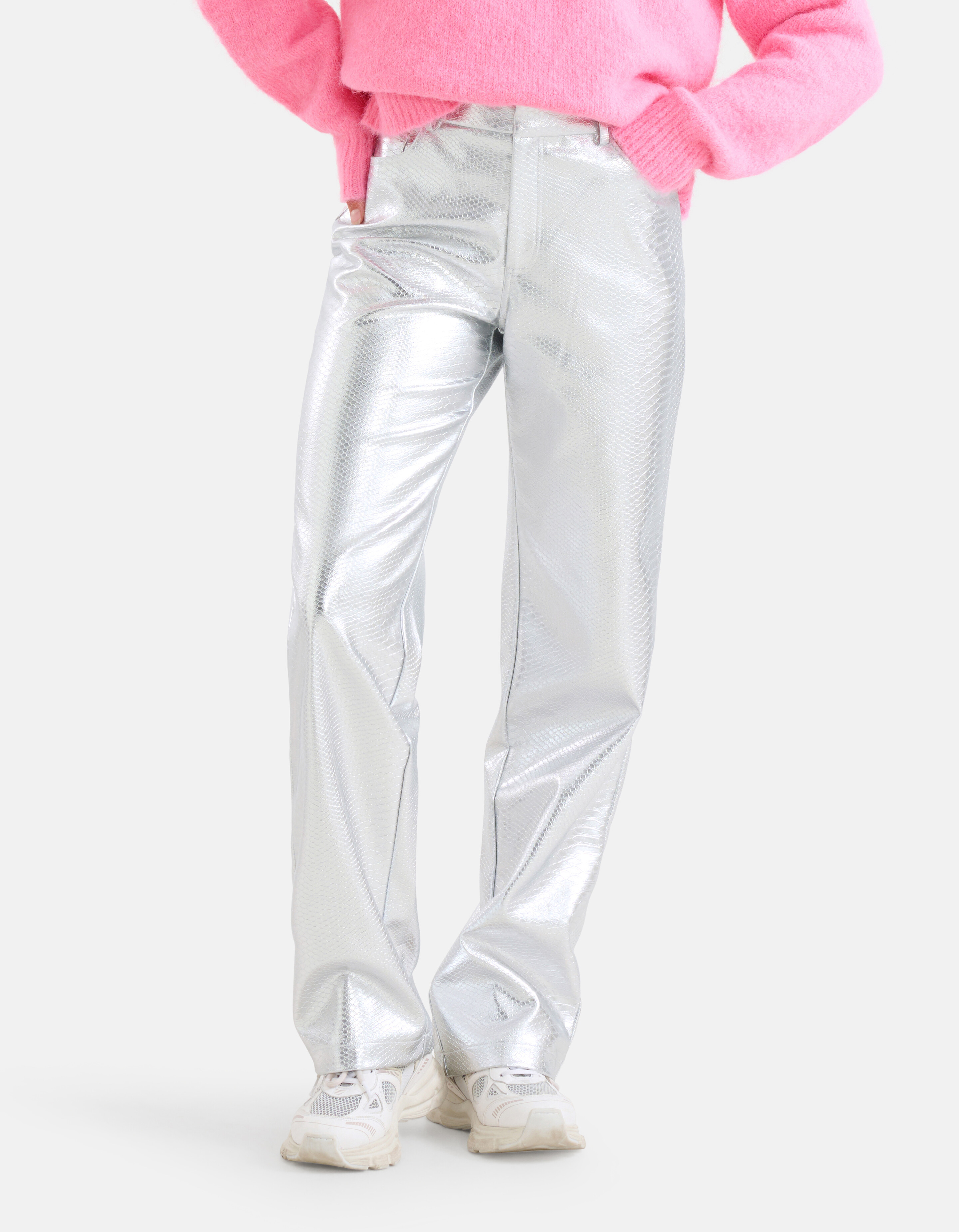 Hose mit Schlangenmuster Silver By Monica SHOEBY WOMEN