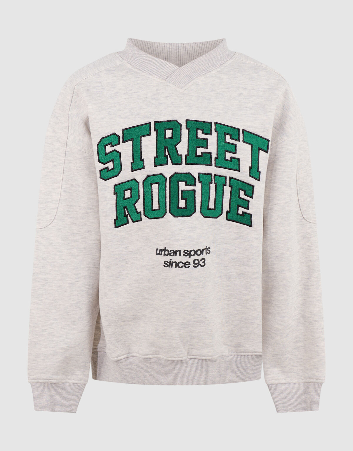 Oversized Fit Artwork Sweater Lichtgrijs SHOEBY BOYS