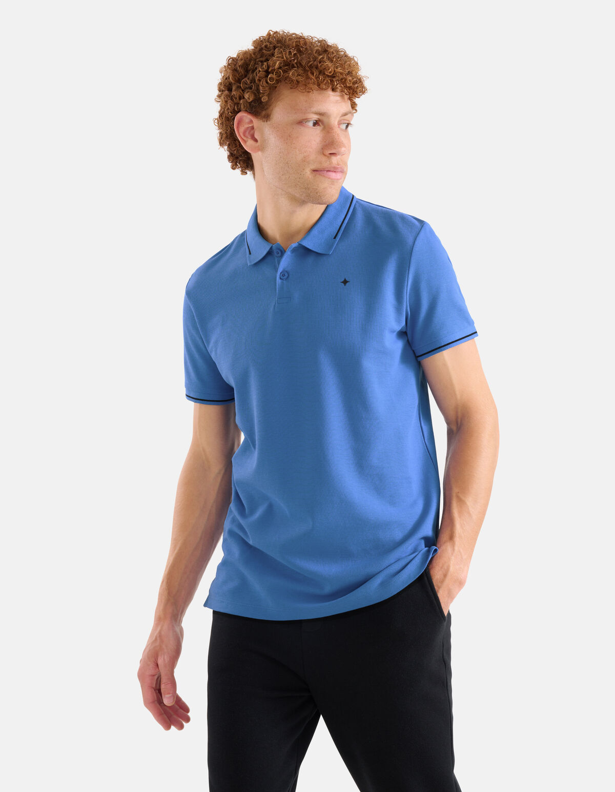 Basic Polo Blau SHOEBY MEN