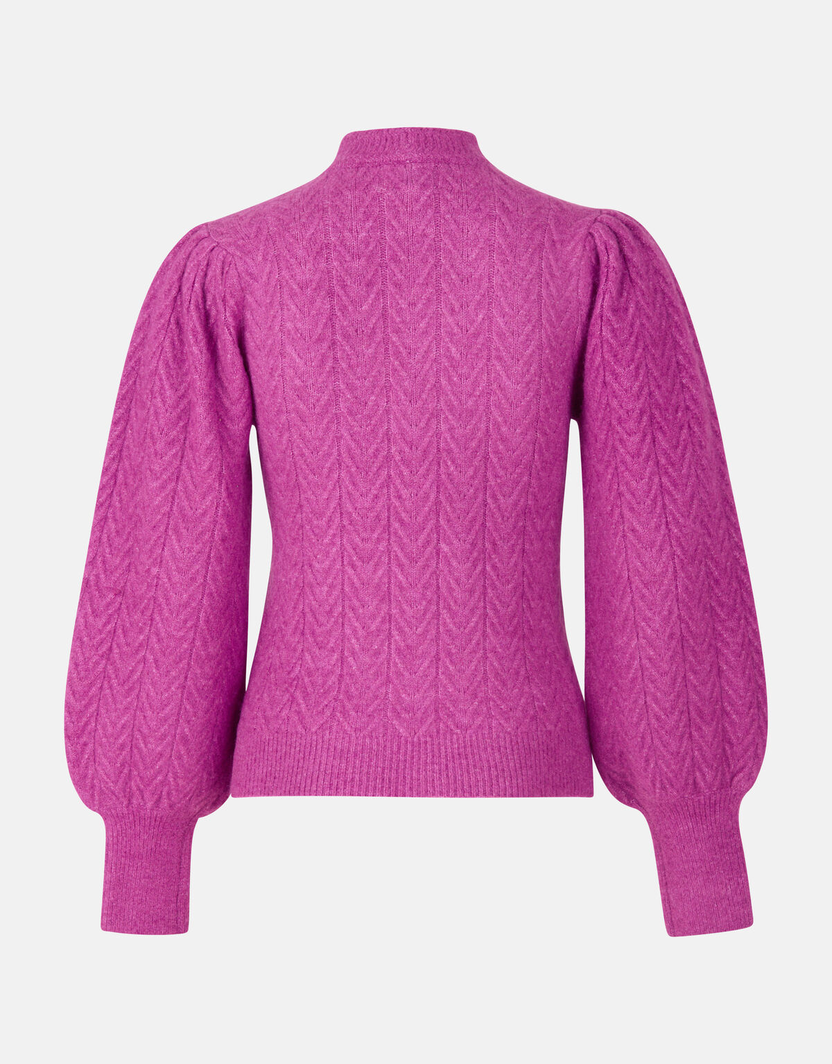 Pullover mit Puffärmeln Lila SHOEBY WOMEN