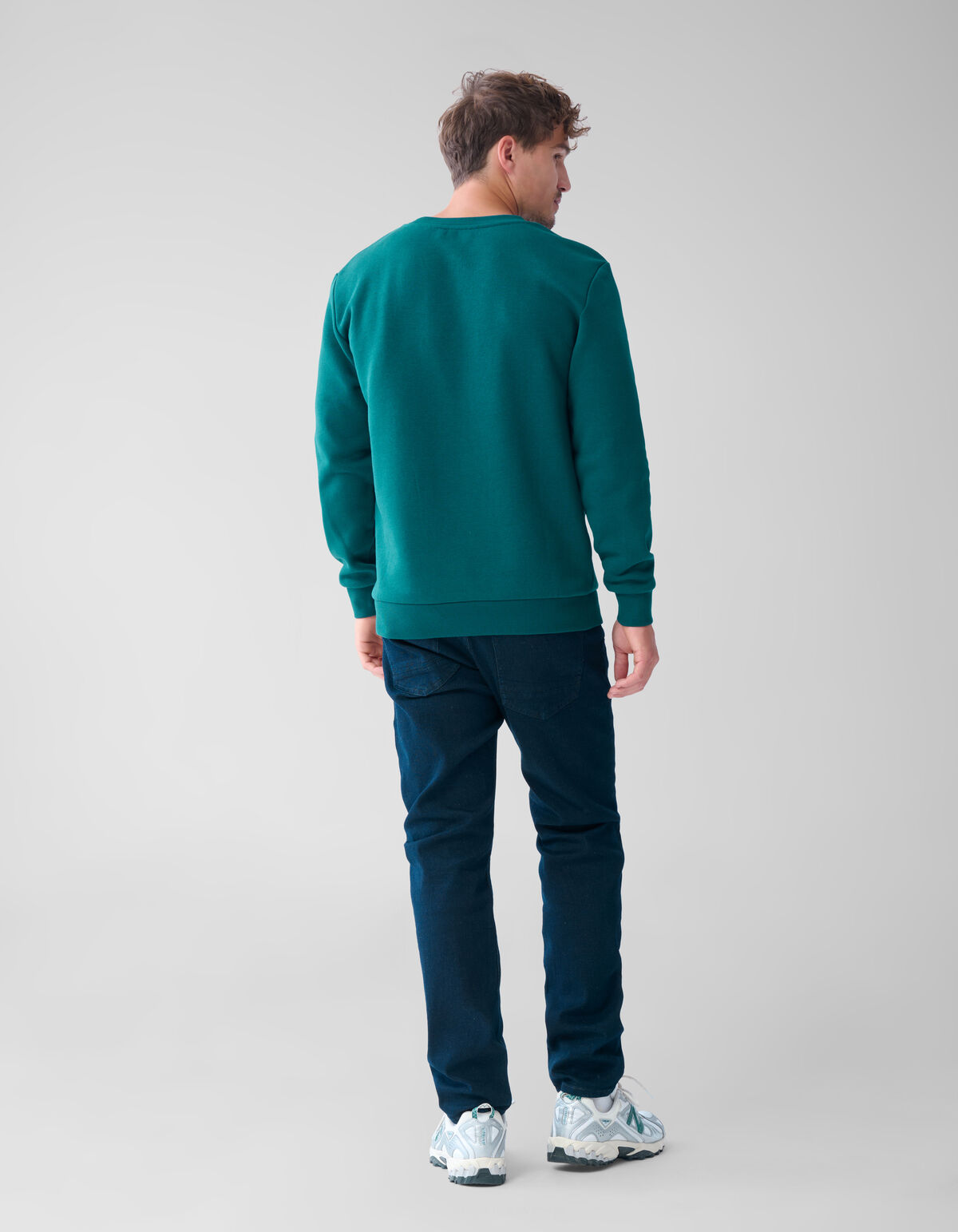 Abzeichen-Pullover Dunkelgr&uuml;n SHOEBY MEN
