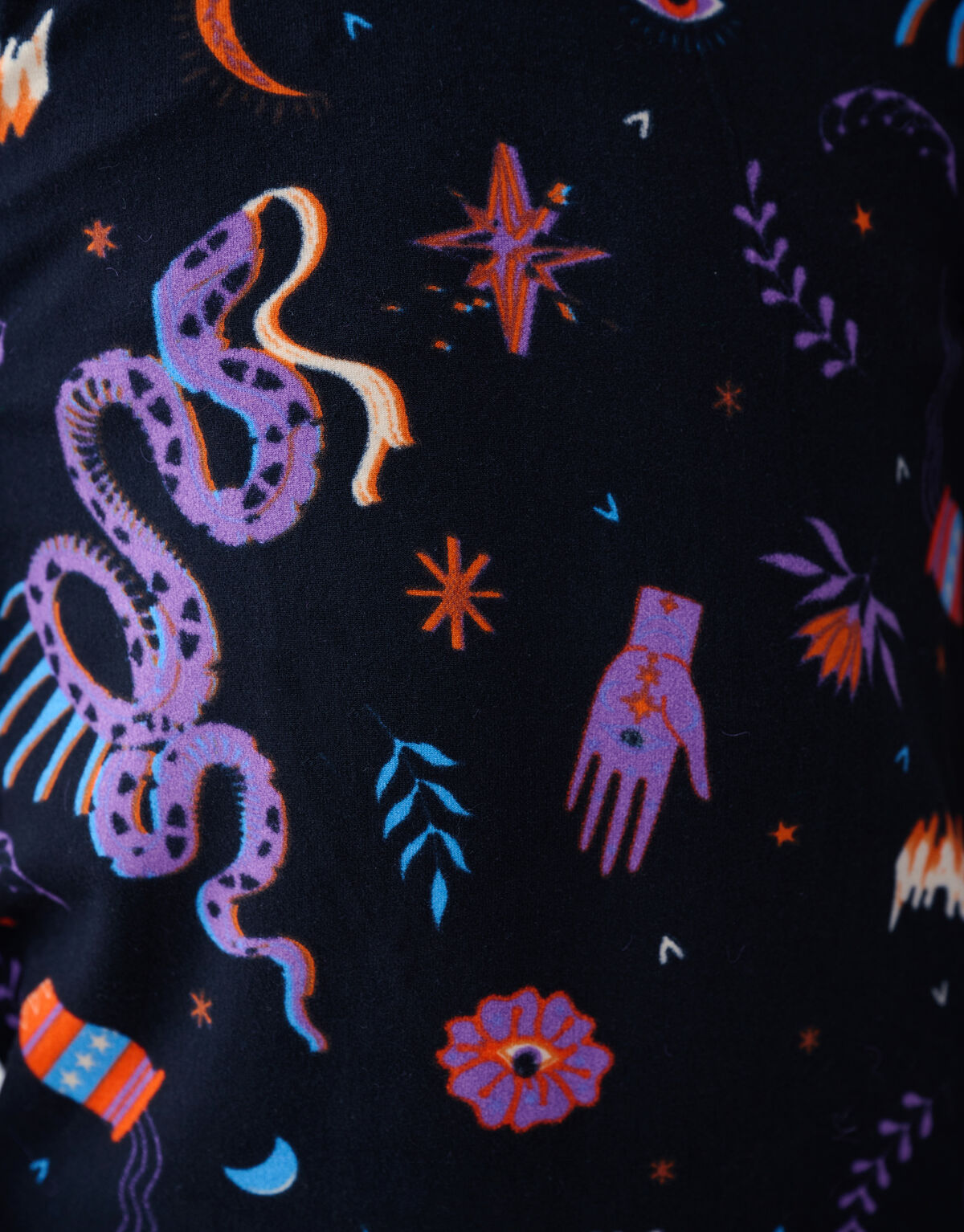 Bedrucktes Top Schwarz SHOEBY GIRLS