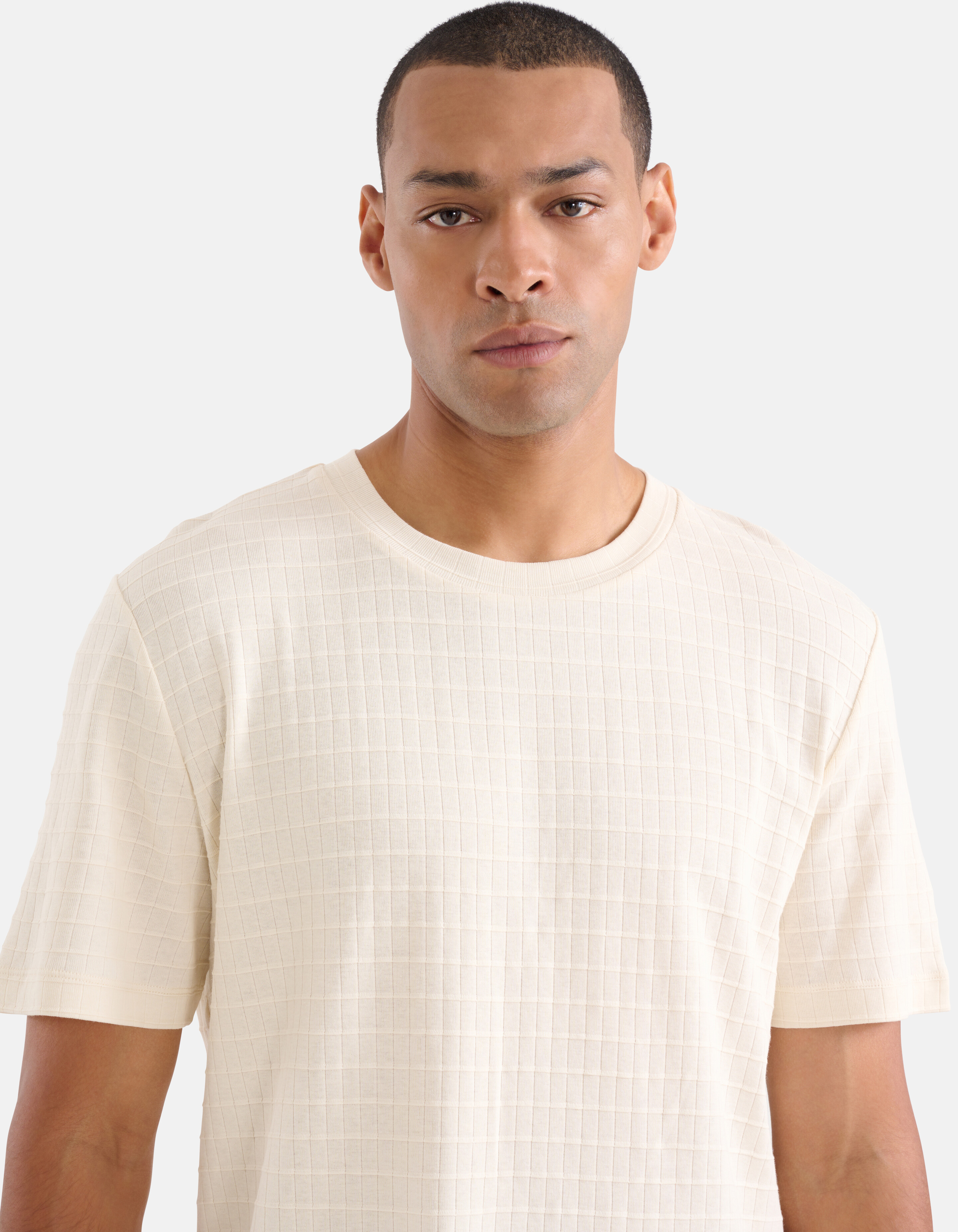 Strukturiertes T-shirt Off White SHOEBY MEN