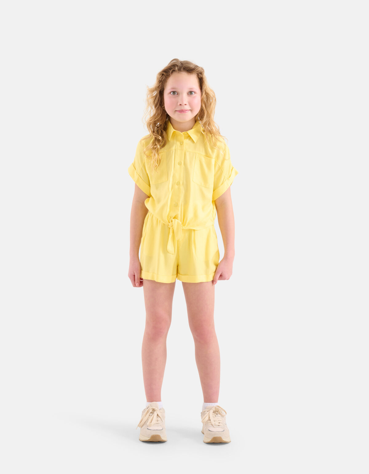 Jacquard-Bluse Gelb SHOEBY GIRLS