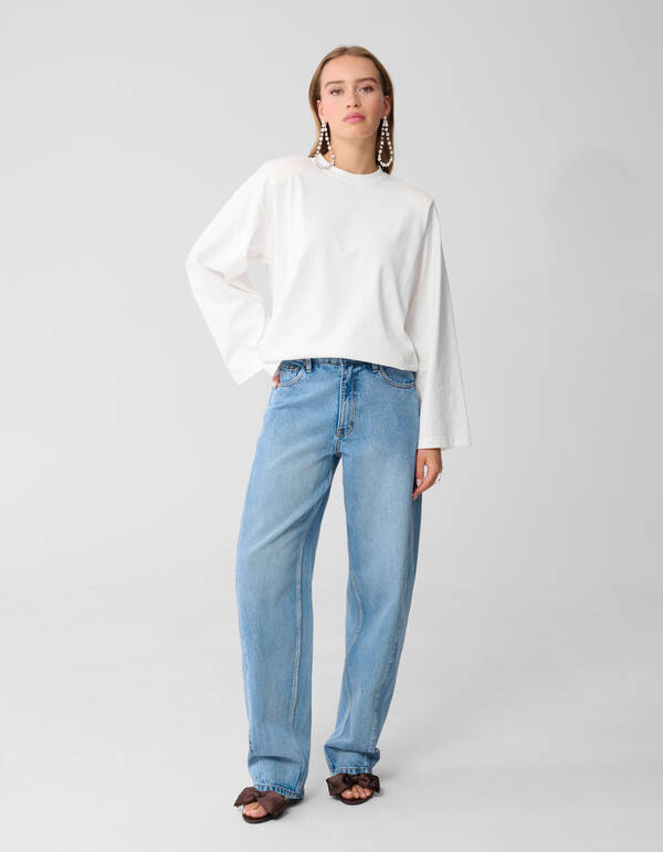 Barrel Fit Jeans Mediumstone von Monica SHOEBY WOMEN