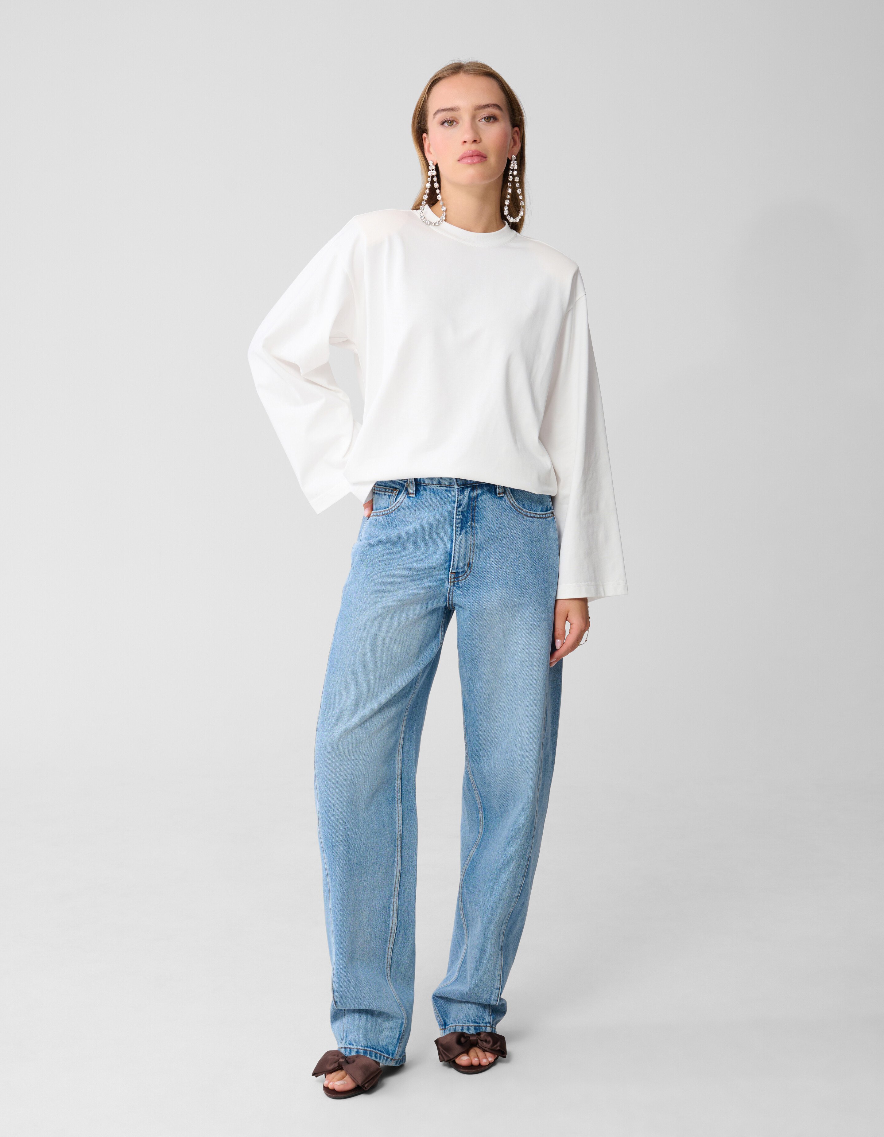 Barrel Fit Jeans Mediumstone von Monica SHOEBY WOMEN