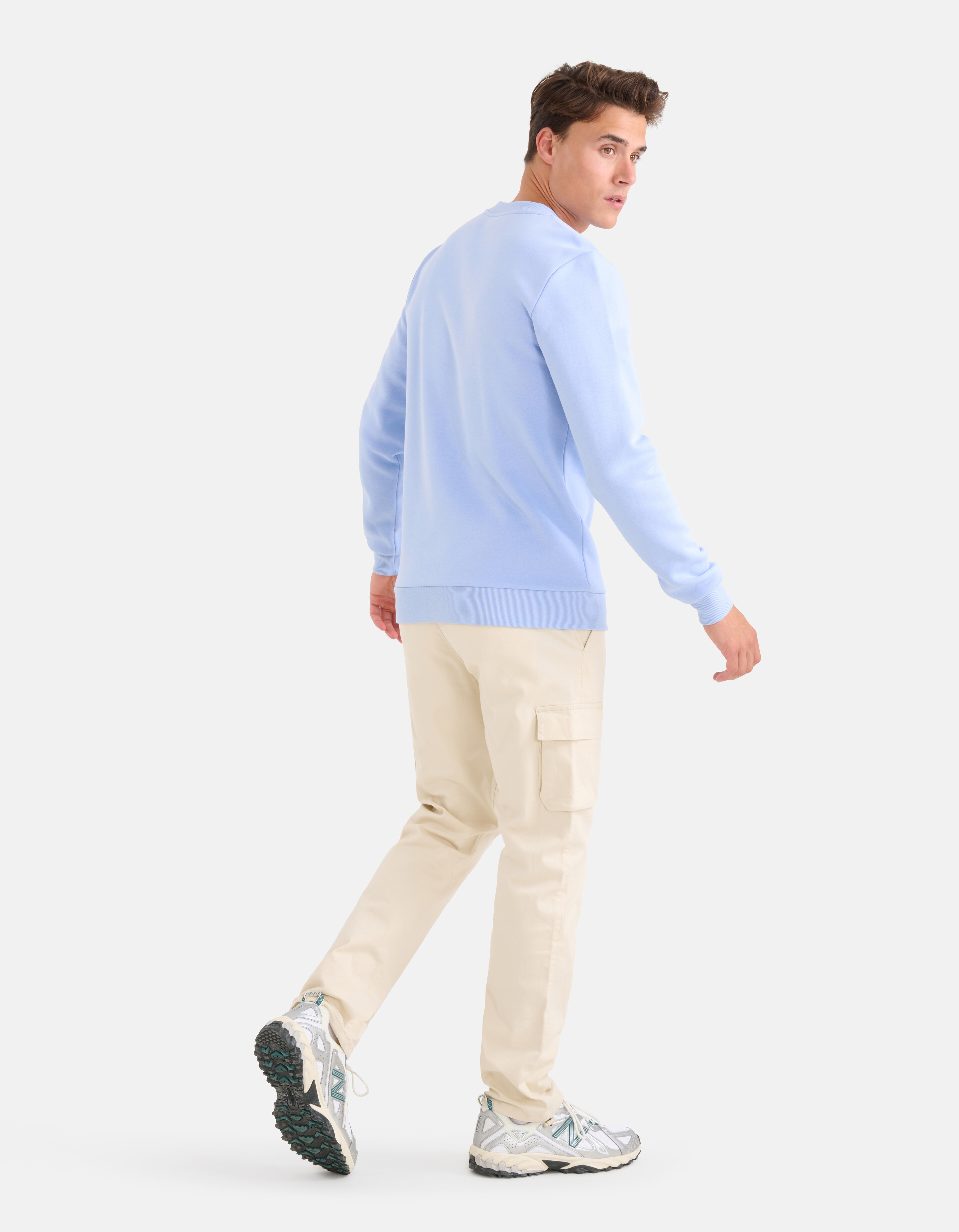 Sparkle Pullover Hellblau SHOEBY MEN