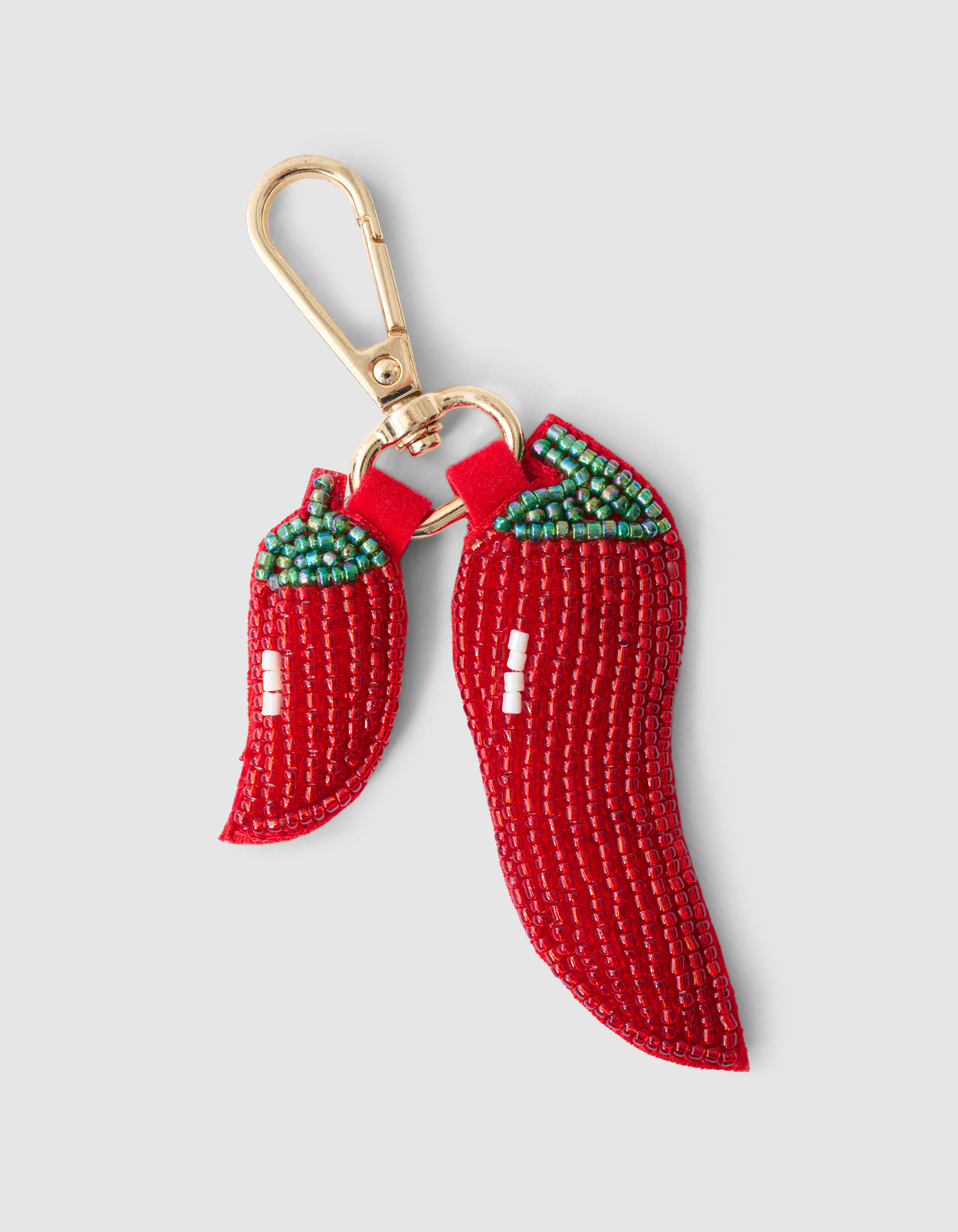 Perlen Peper Taschenanhänger Rot SHOEBY ACCESSOIRES