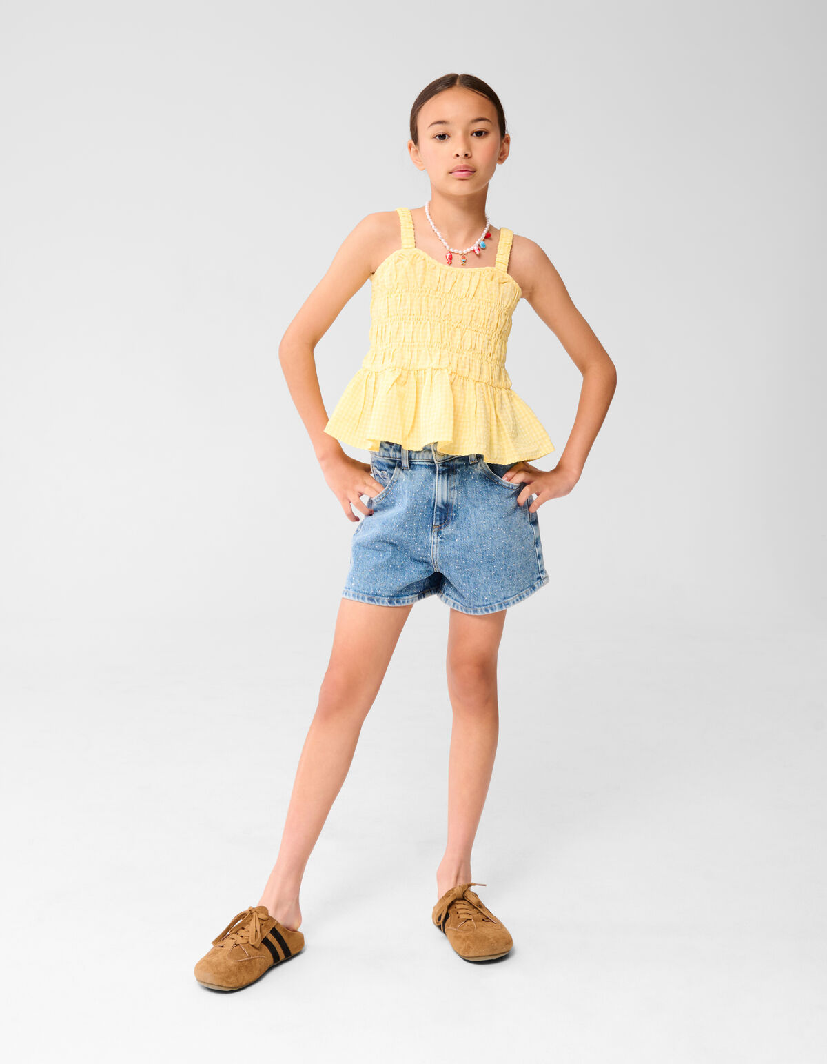 Rüschen-Top Gelb SHOEBY GIRLS