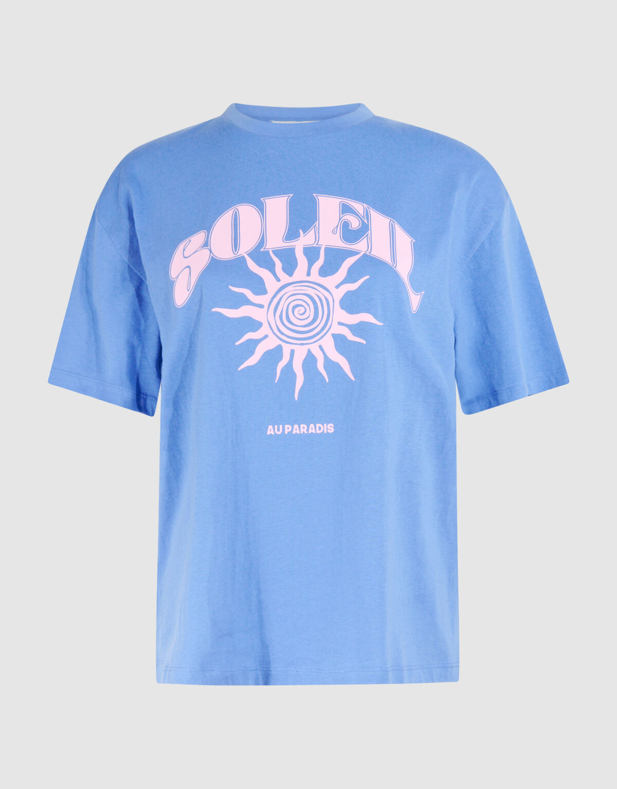 Soleil Kunstwerk T-shirt Blau SHOEBY WOMEN