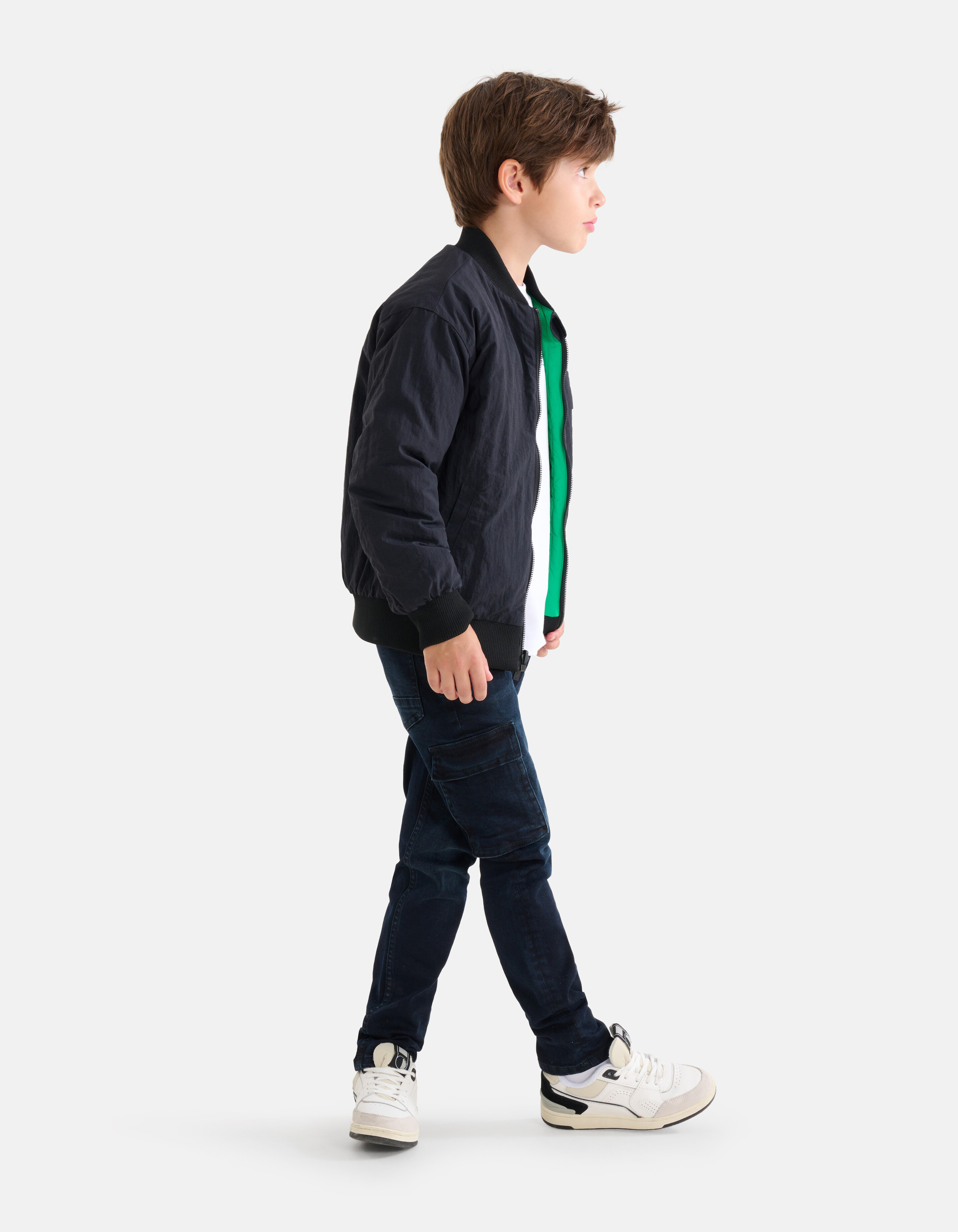 Wendejacke Grün/Schwarz SHOEBY BOYS