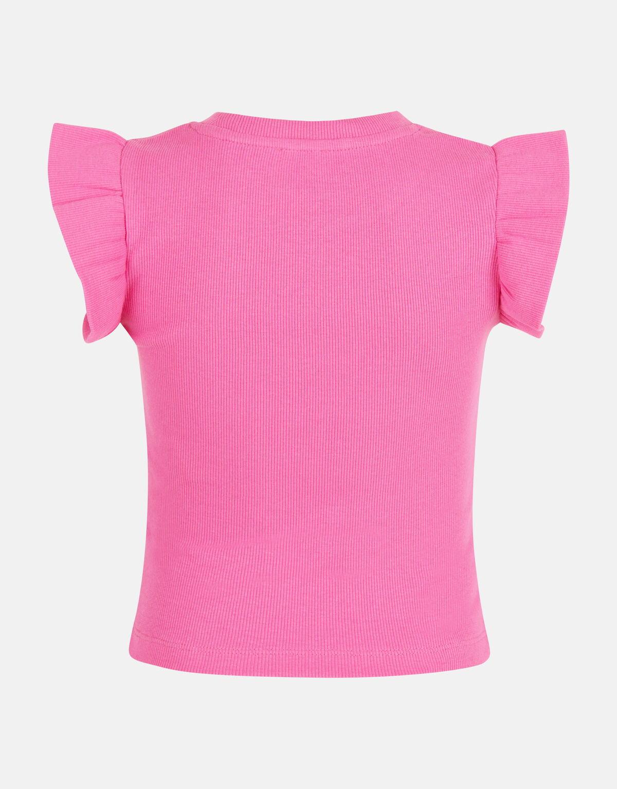 Ruffle Rib Top Rosa SHOEBY GIRLS
