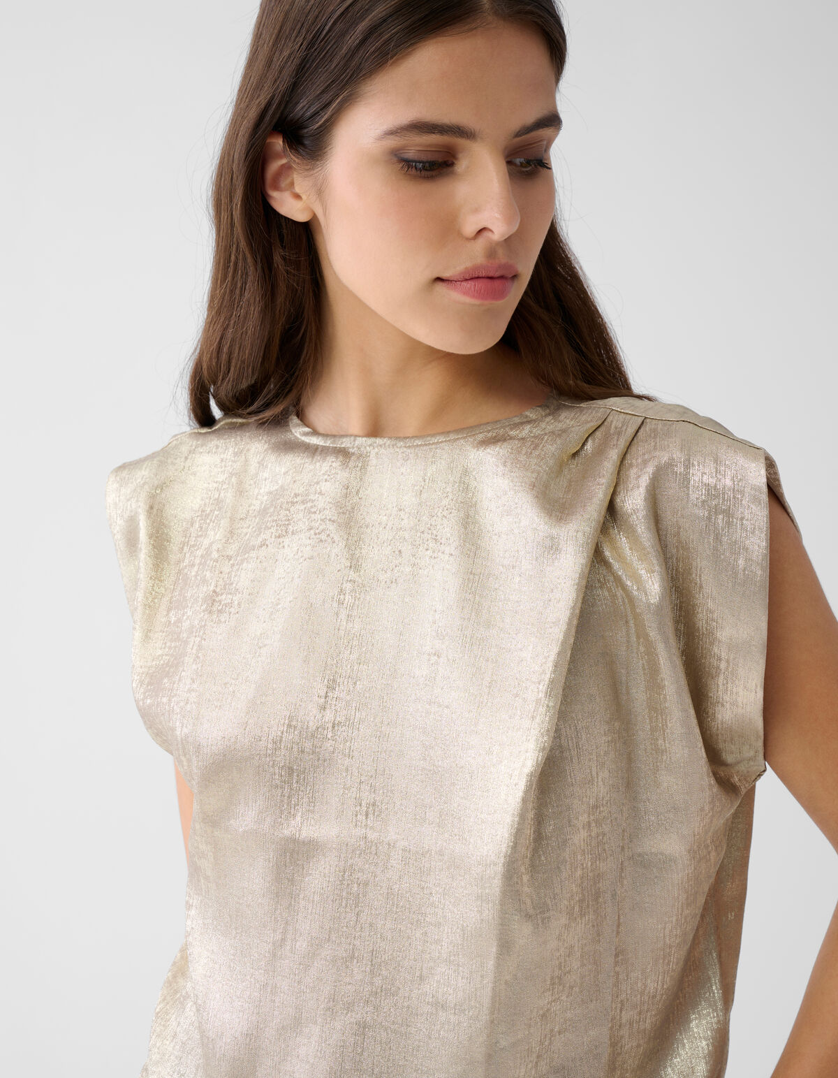 Metallisches Top Gold SHOEBY WOMEN