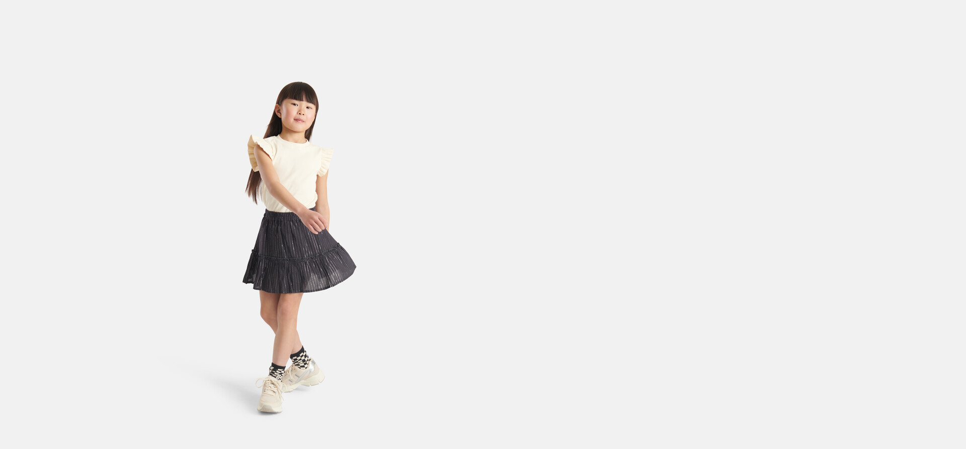 Lurex-Rock Dunkelgrau SHOEBY GIRLS