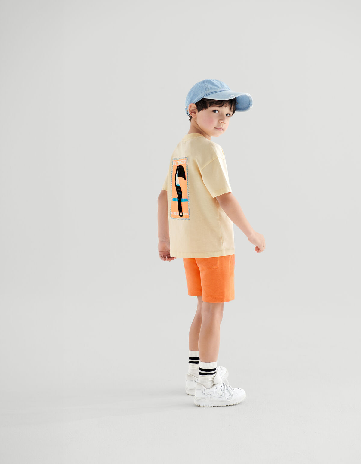 Pique Short Oranje SHOEBY BOYS