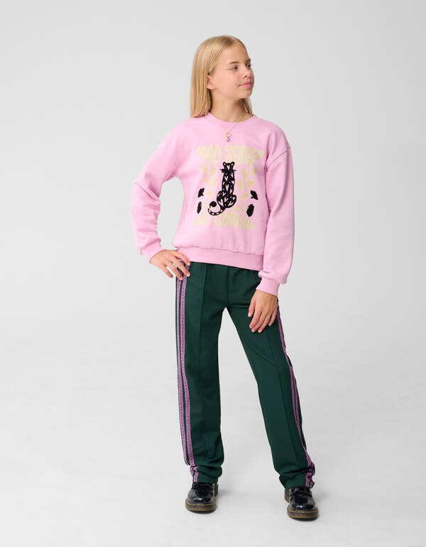 Good Things Artwork Sweater Hellrosa SHOEBY GIRLS