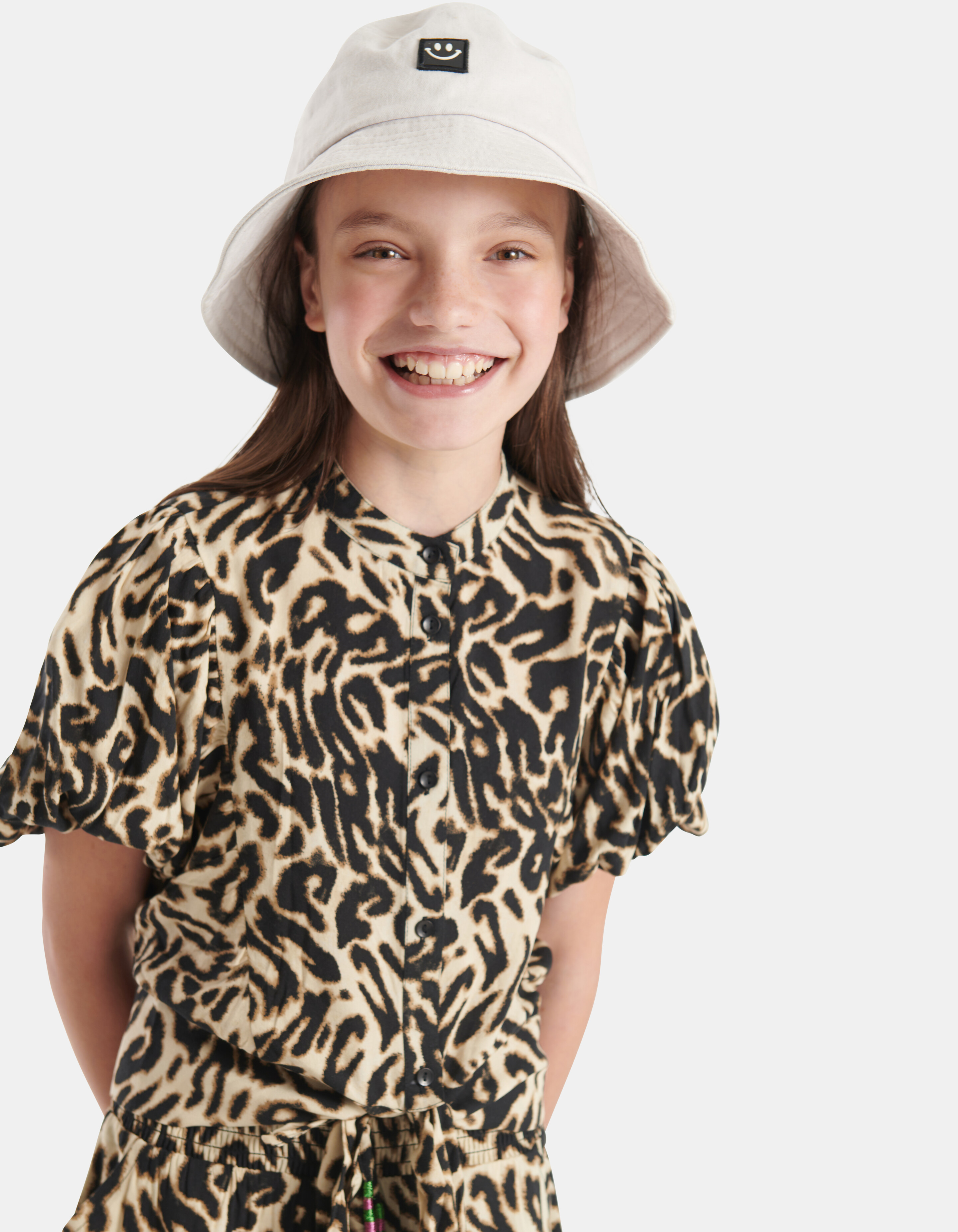 Leoparden-Oberteil Braun SHOEBY GIRLS