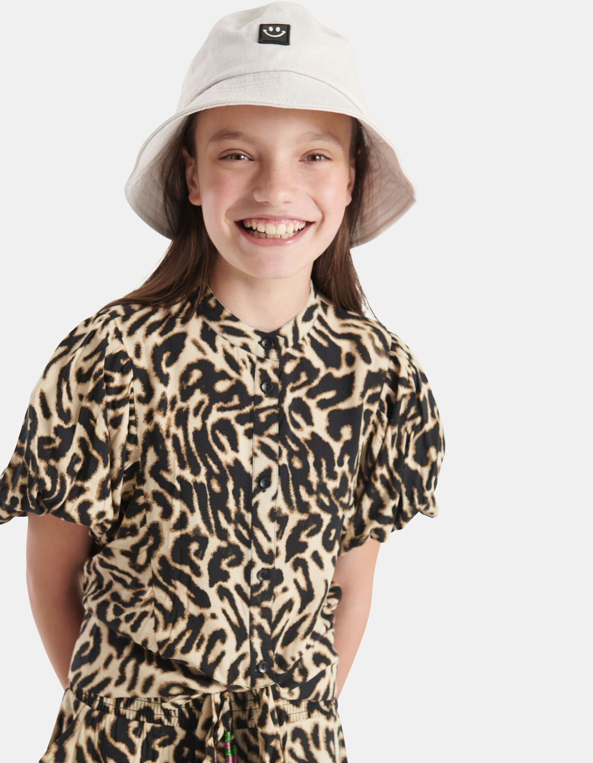 Leoparden-Oberteil Braun SHOEBY GIRLS
