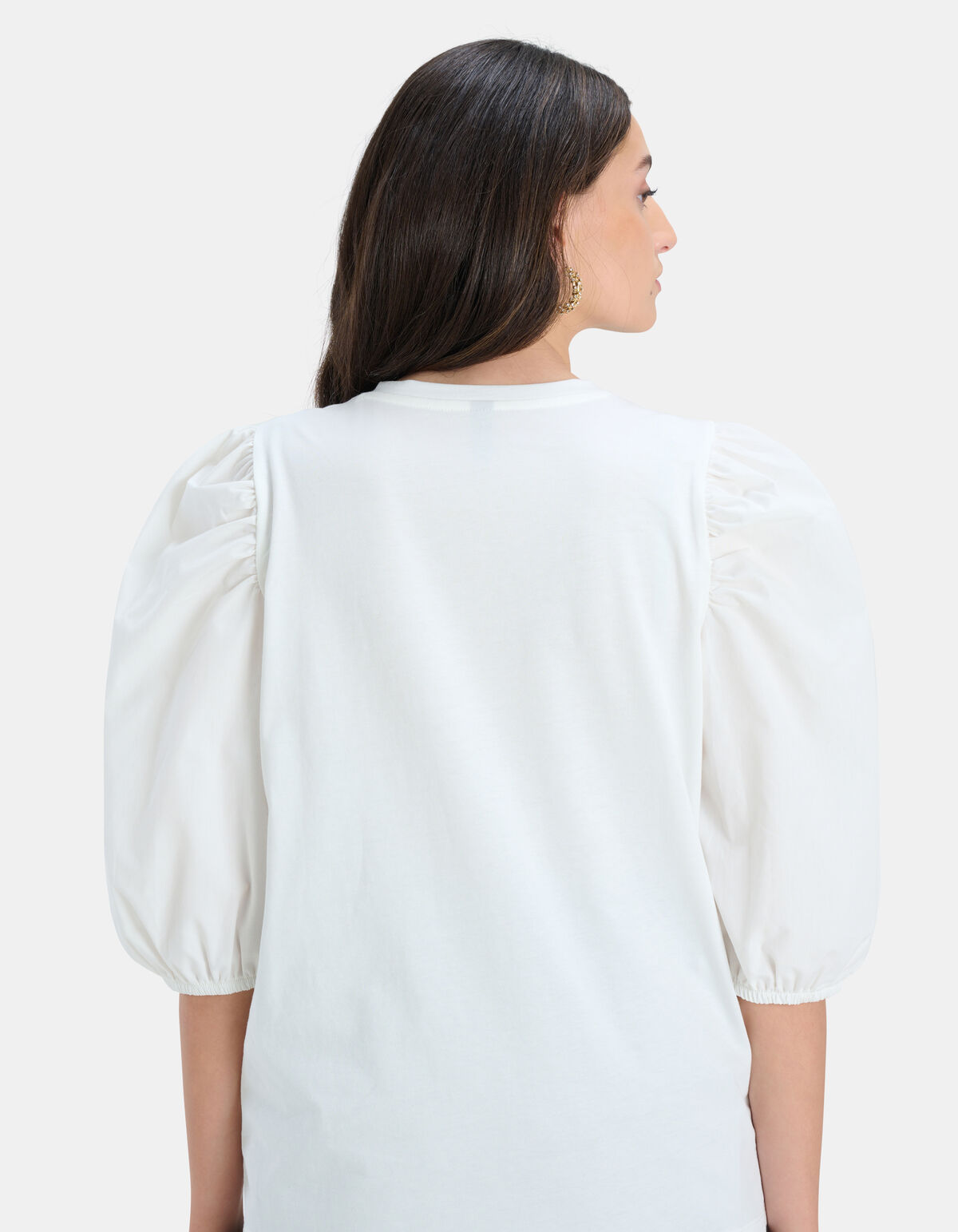 Popeline Ärmel T-Shirt EKSEPT